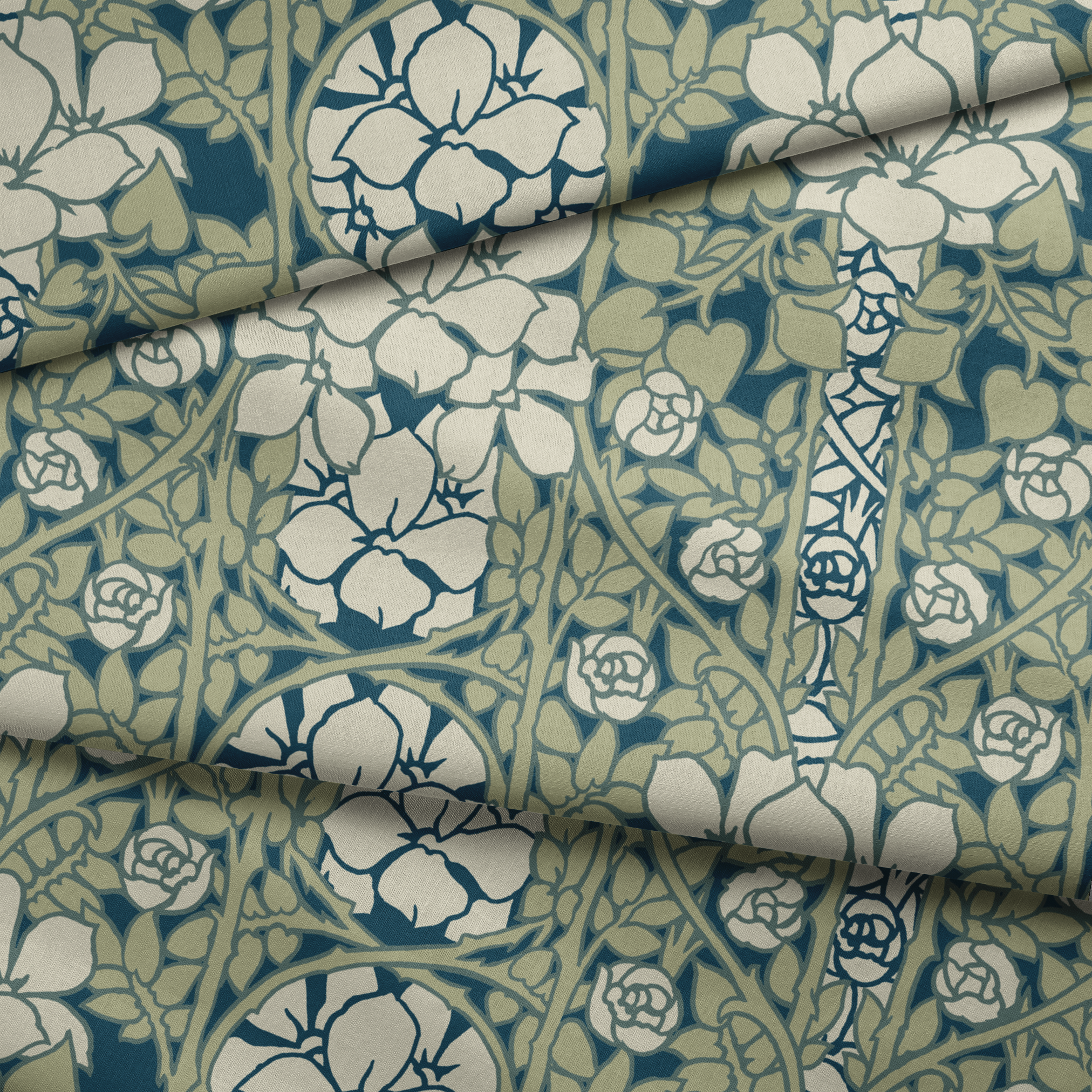 fabric fold mockup