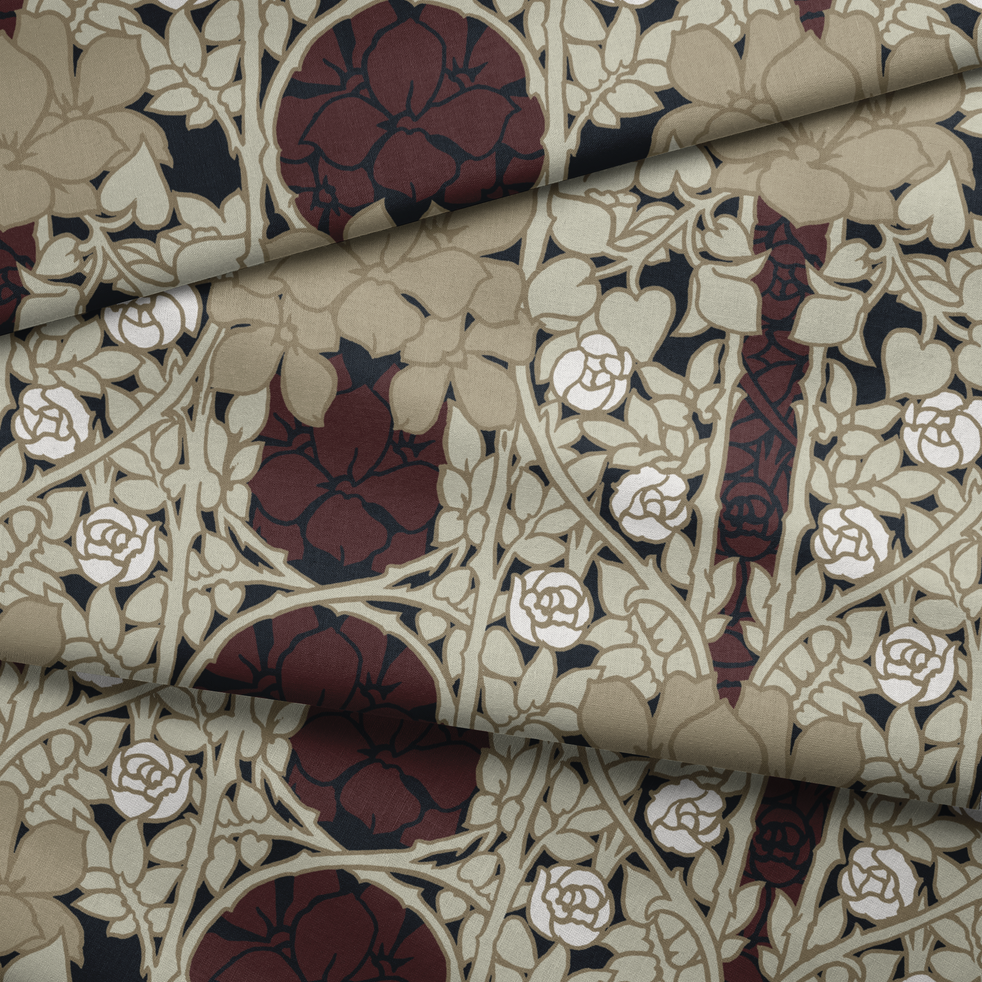 fabric fold mockup