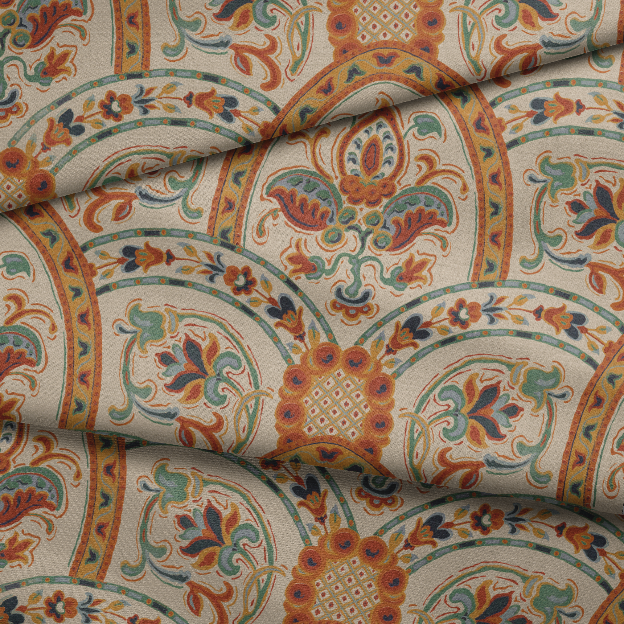 fabric fold mockup