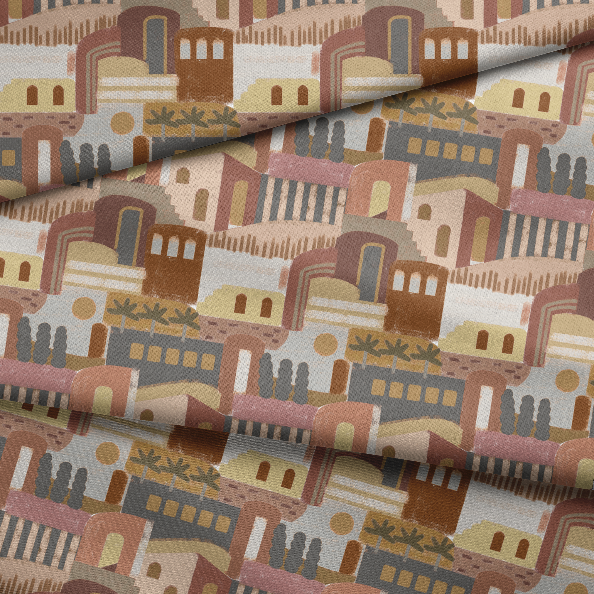 fabric fold mockup