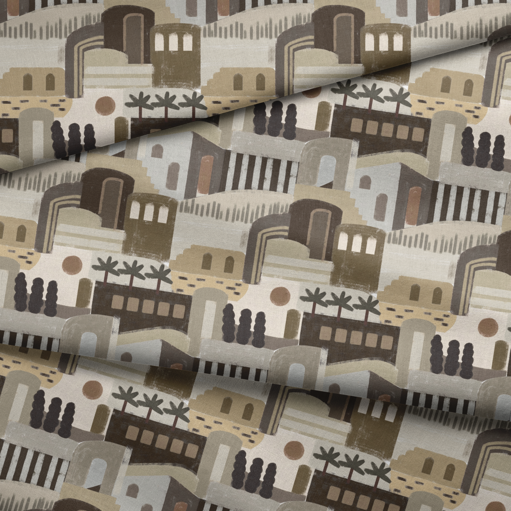fabric fold mockup