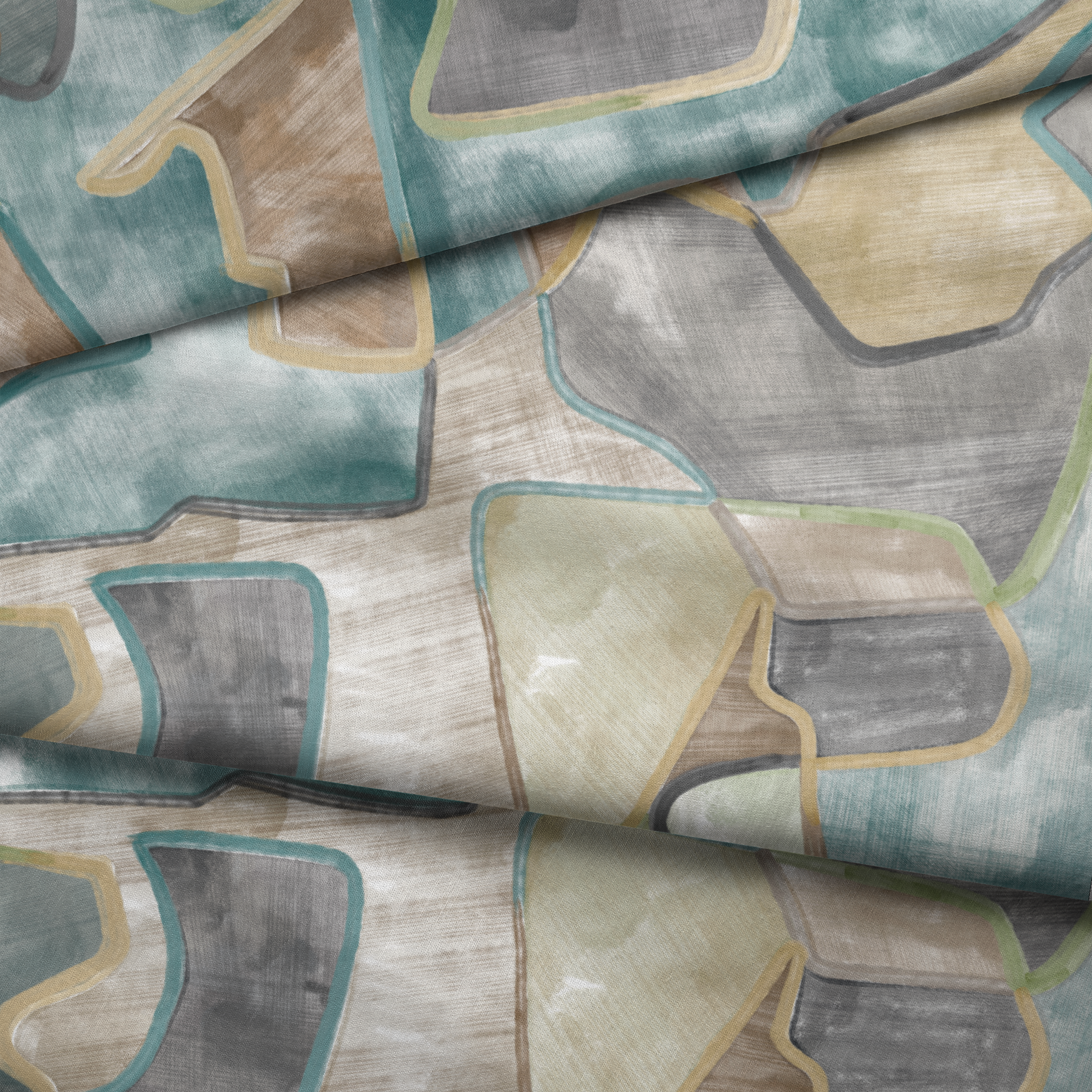 fabric fold mockup