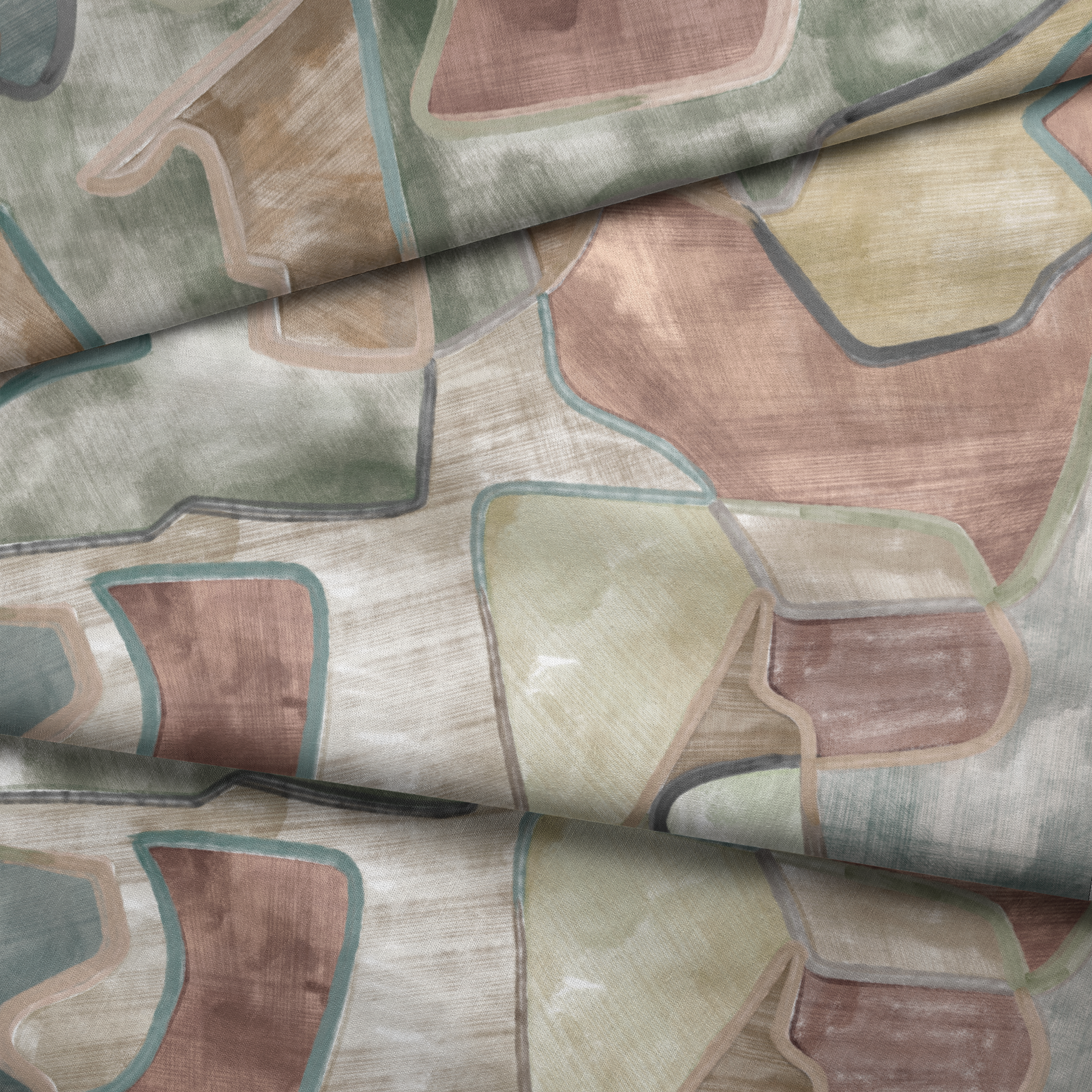 fabric fold mockup