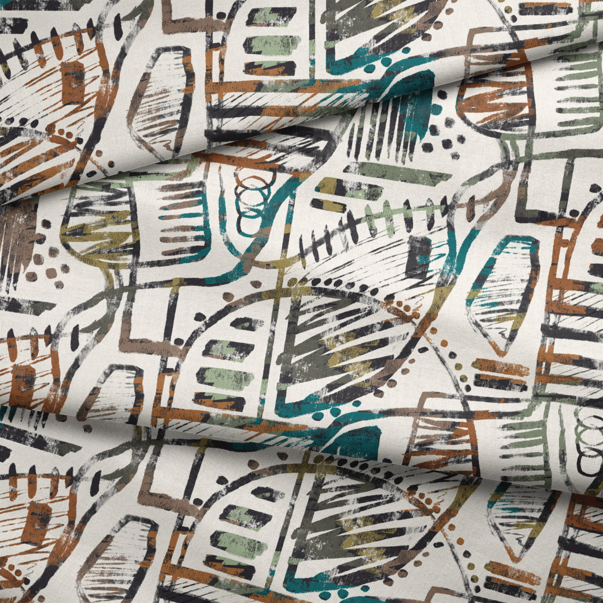 fabric fold mockup