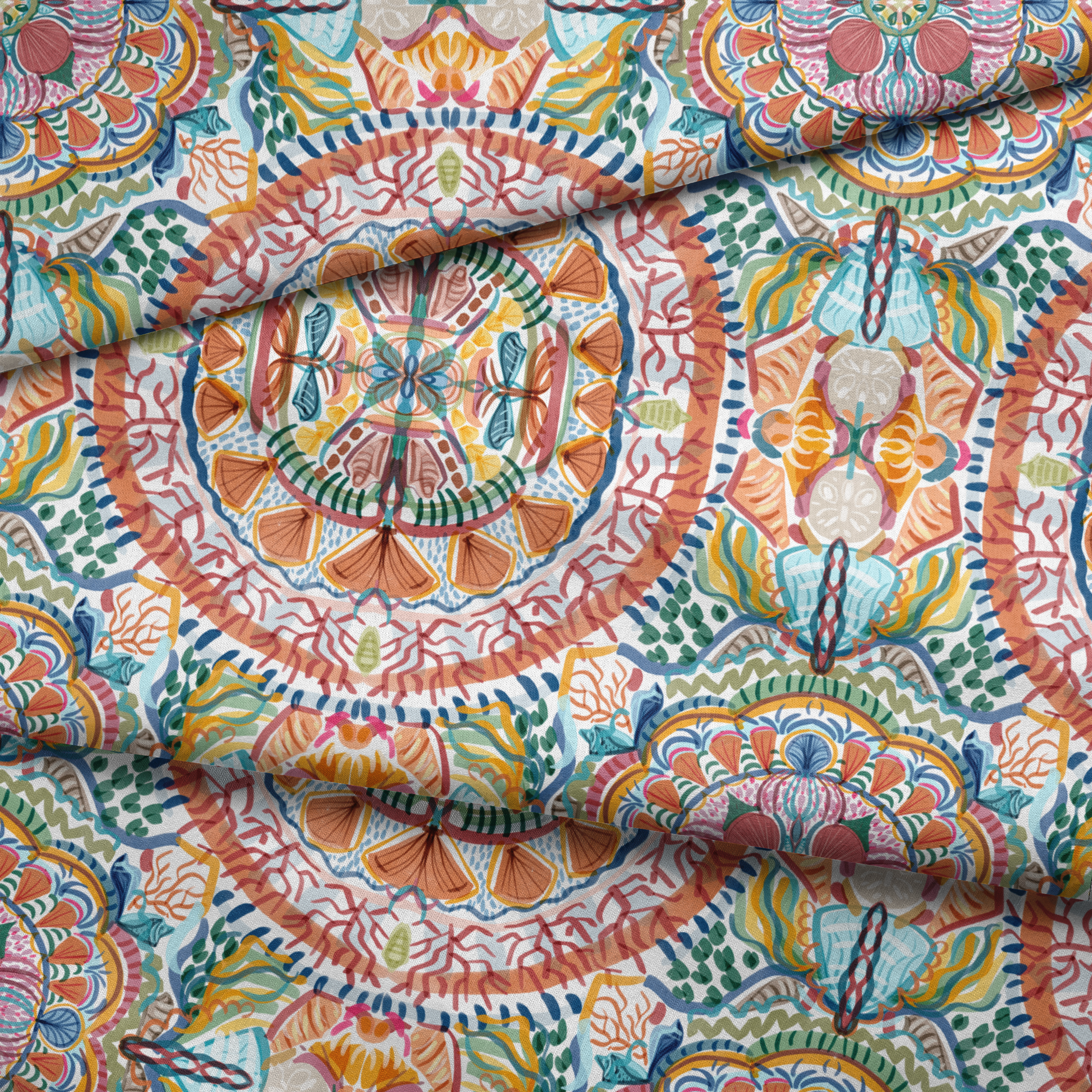 fabric fold mockup