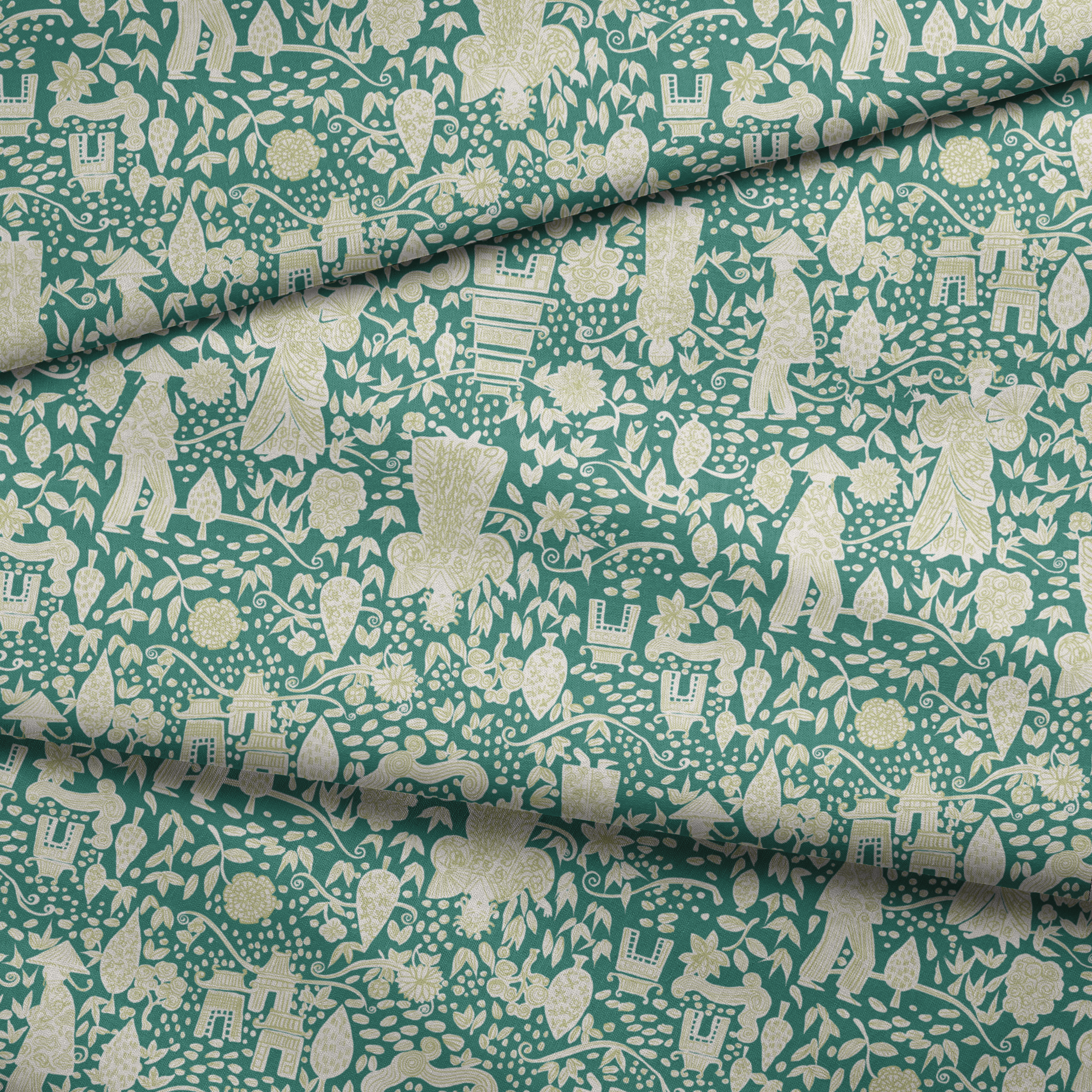 fabric fold mockup