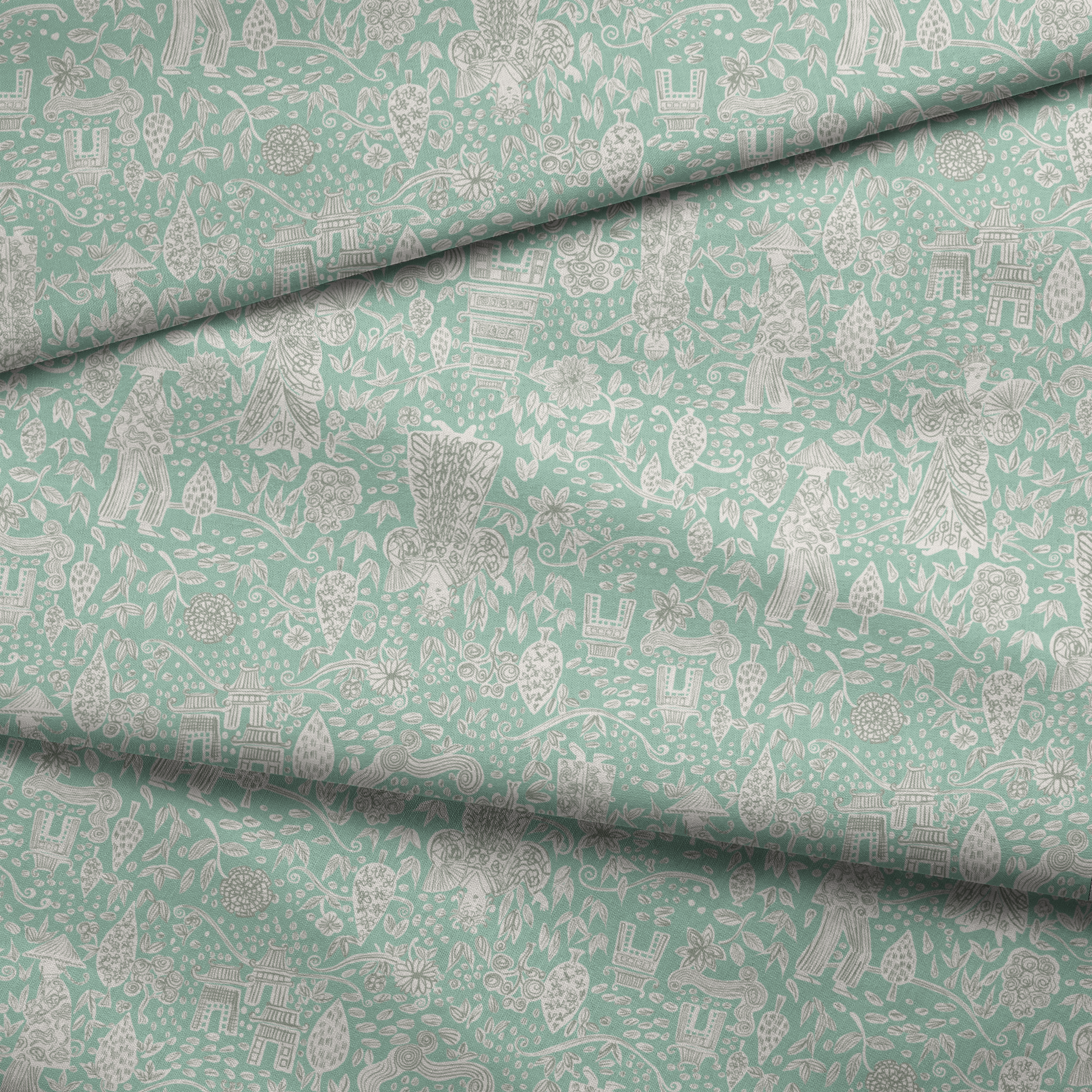 fabric fold mockup