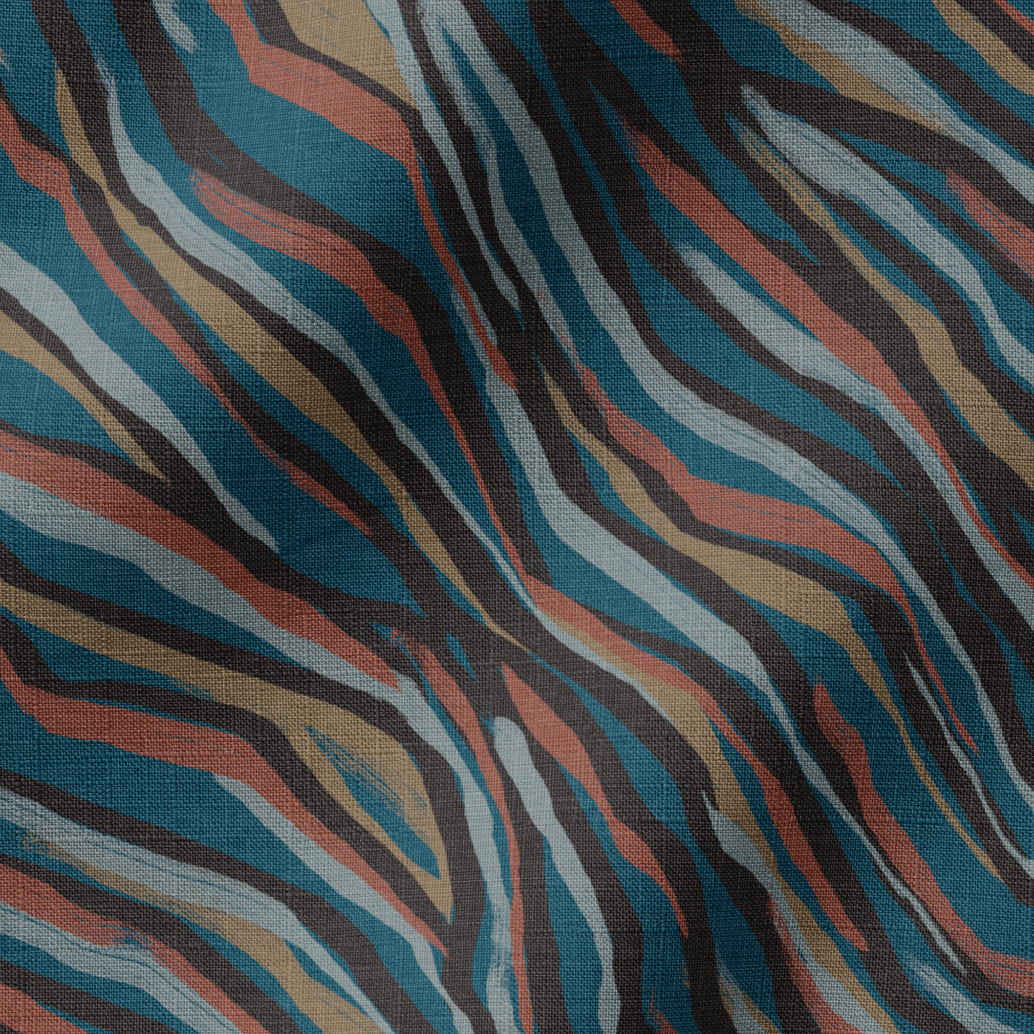 fabric ripple mockup