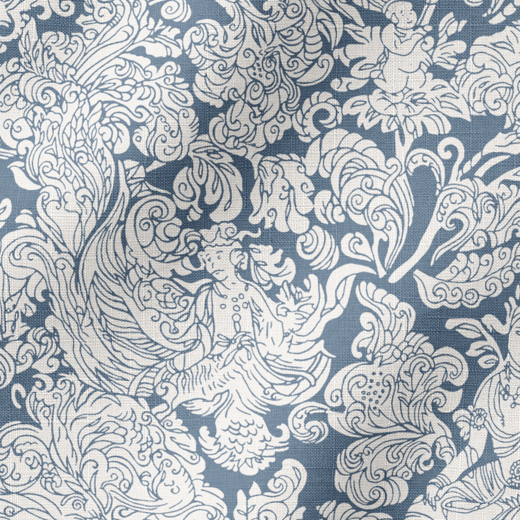 fabric ripple mockup