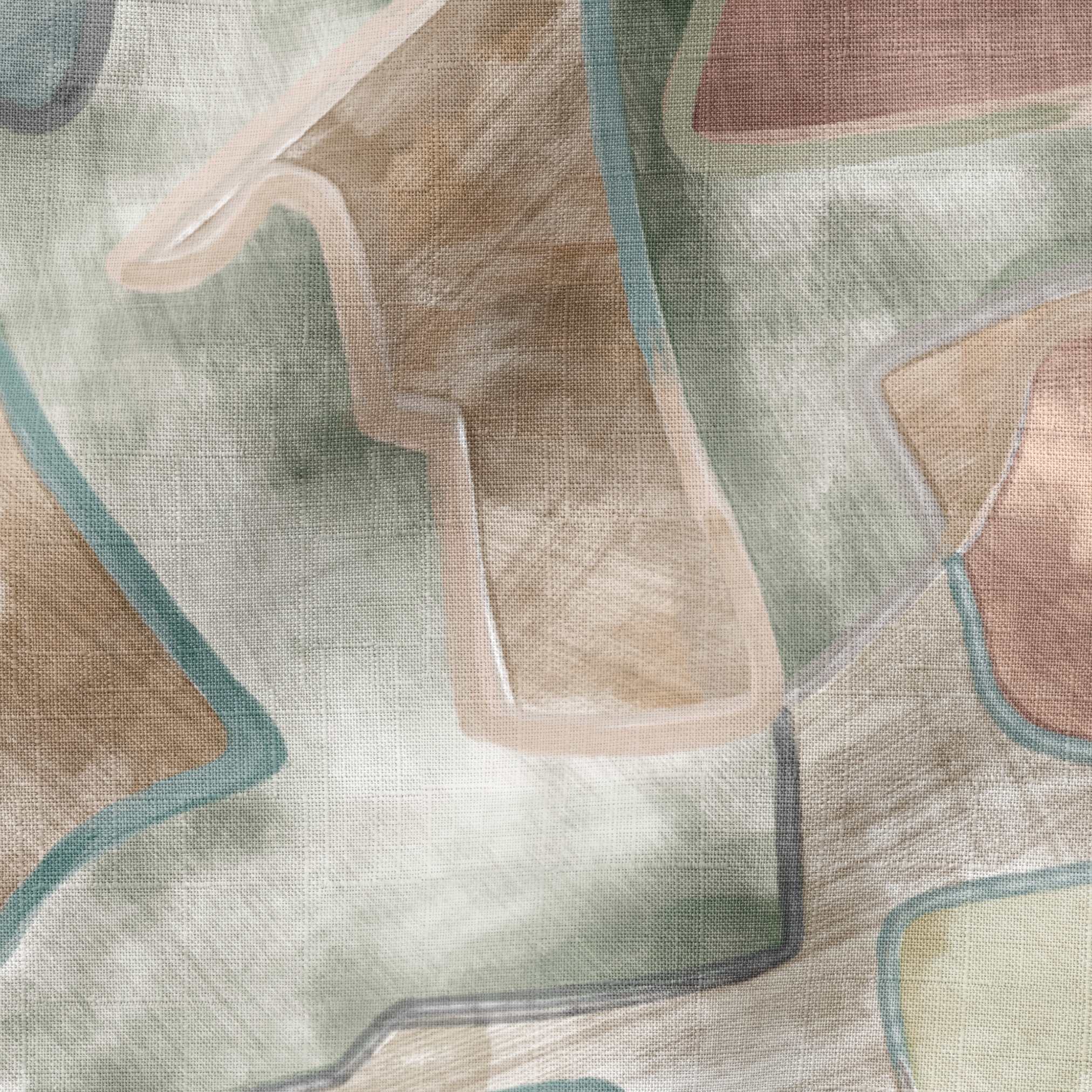 fabric ripple mockup