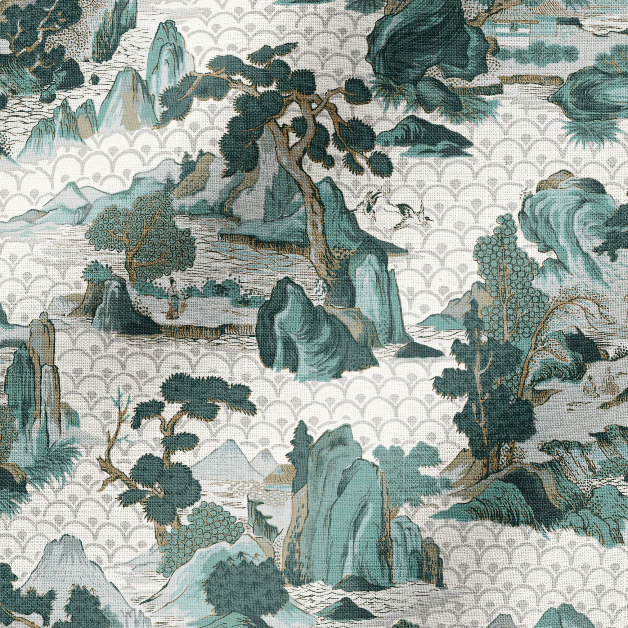 fabric ripple mockup