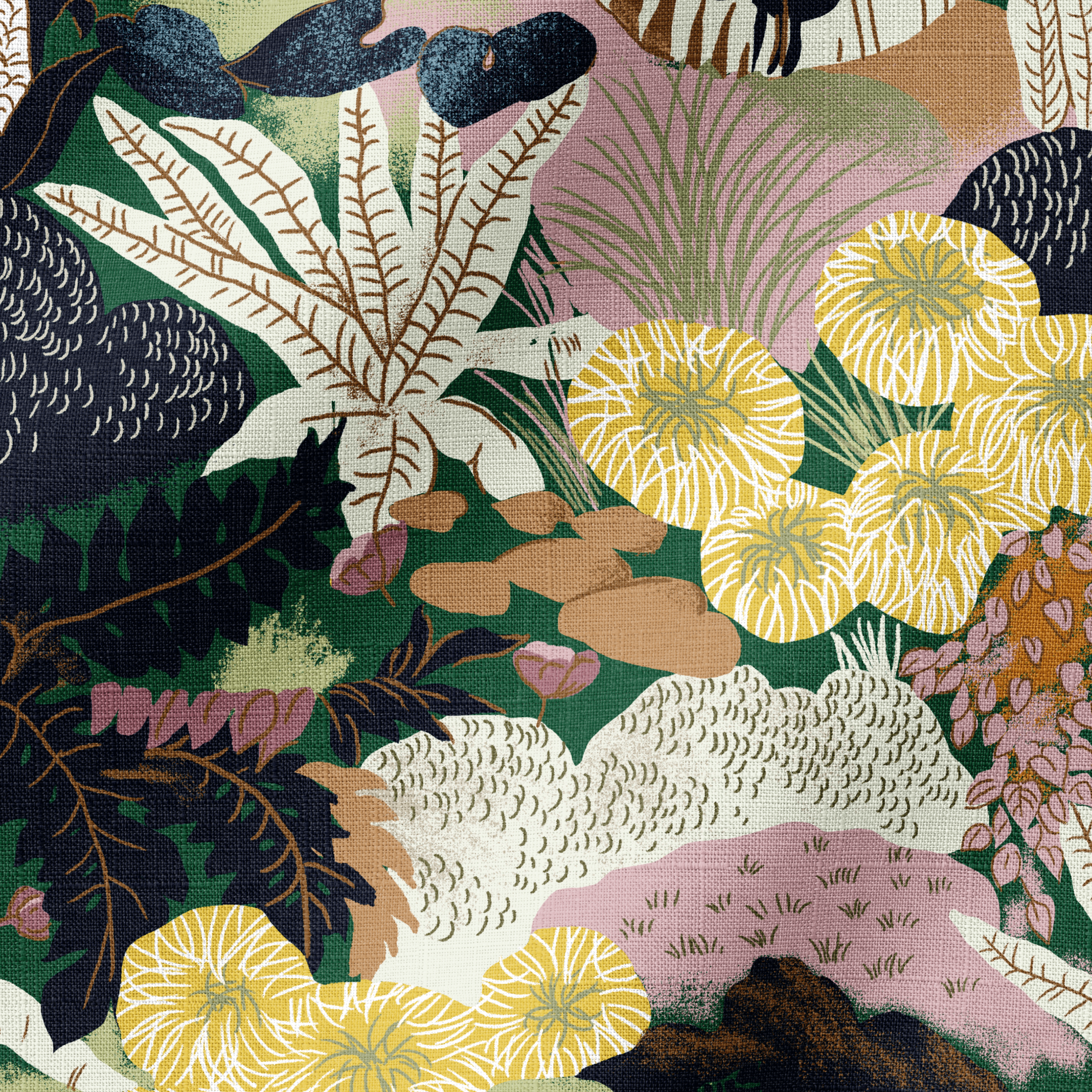 fabric ripple mockup