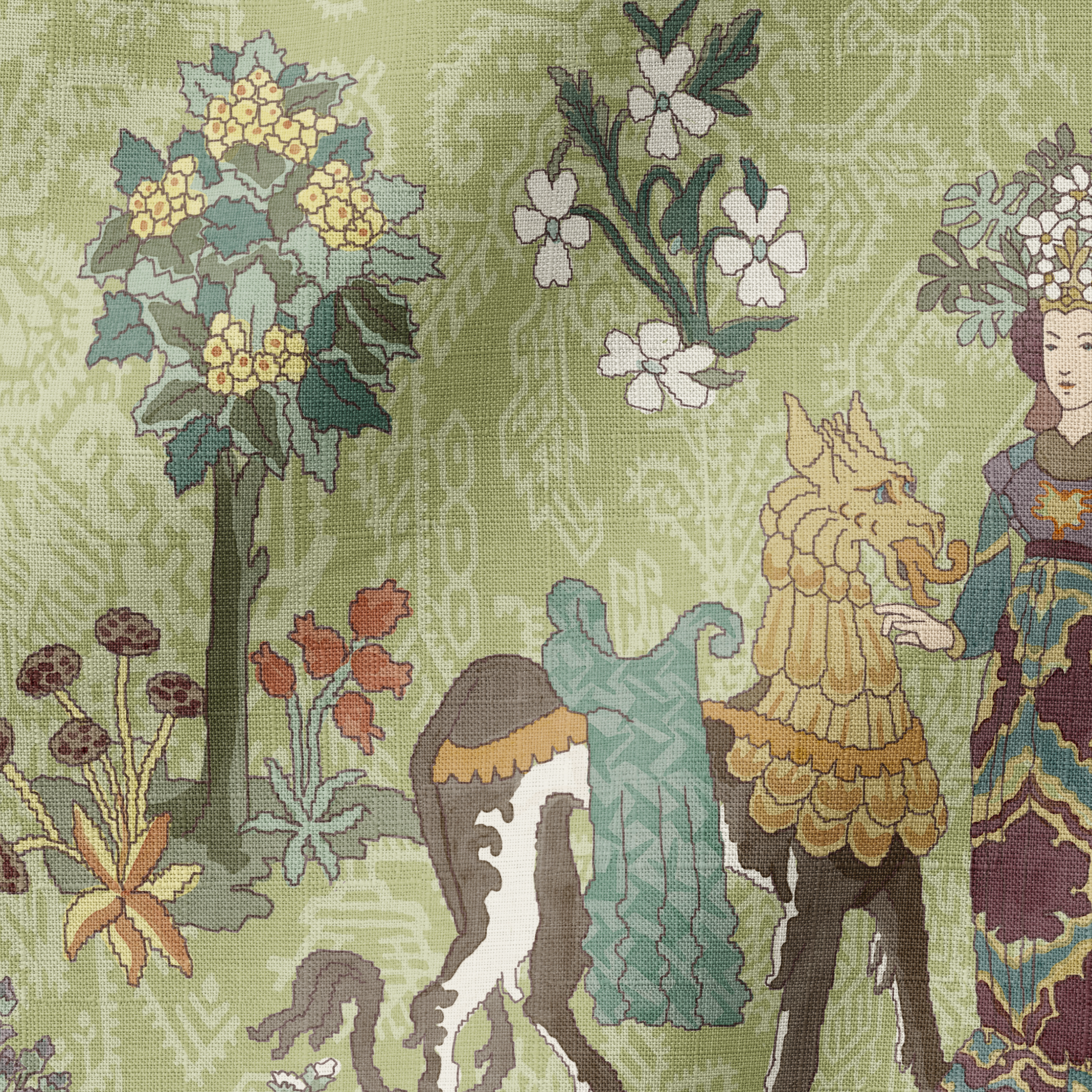 fabric ripple mockup