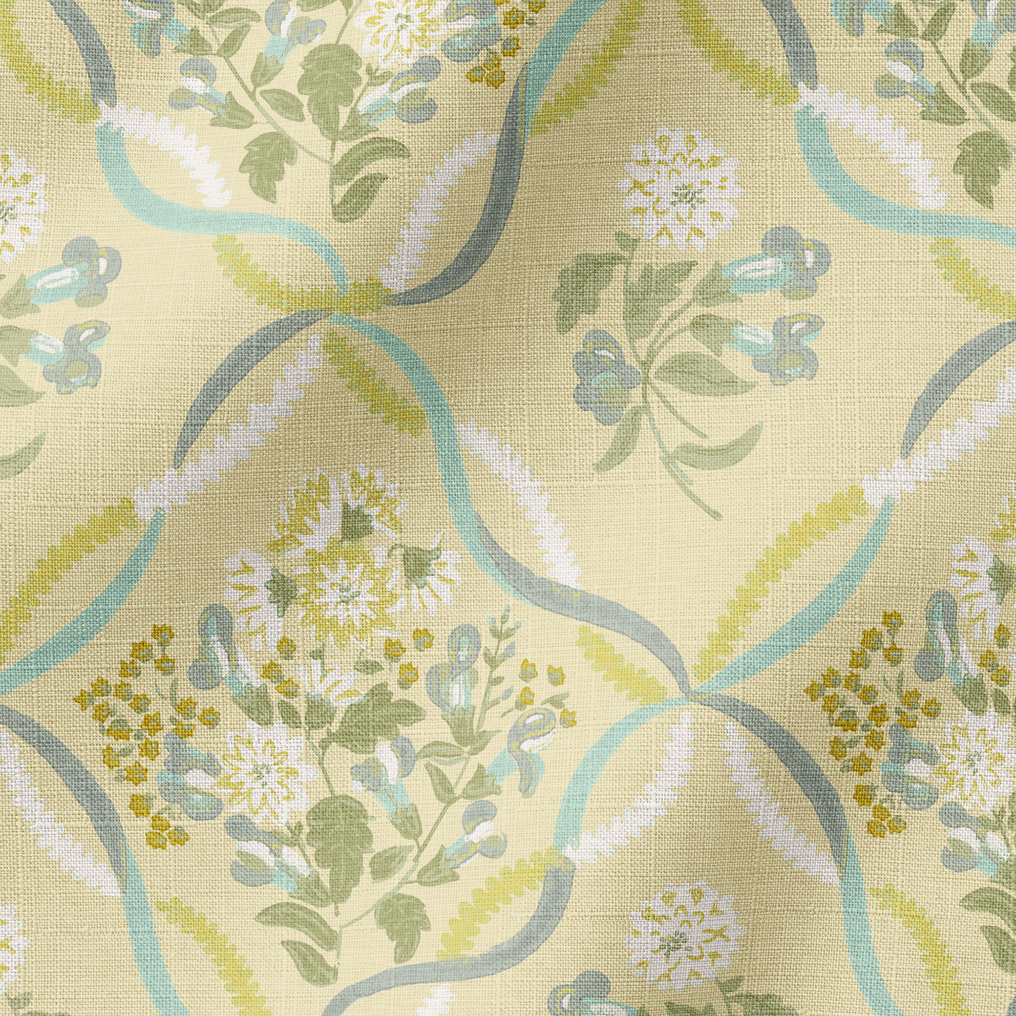 fabric ripple mockup