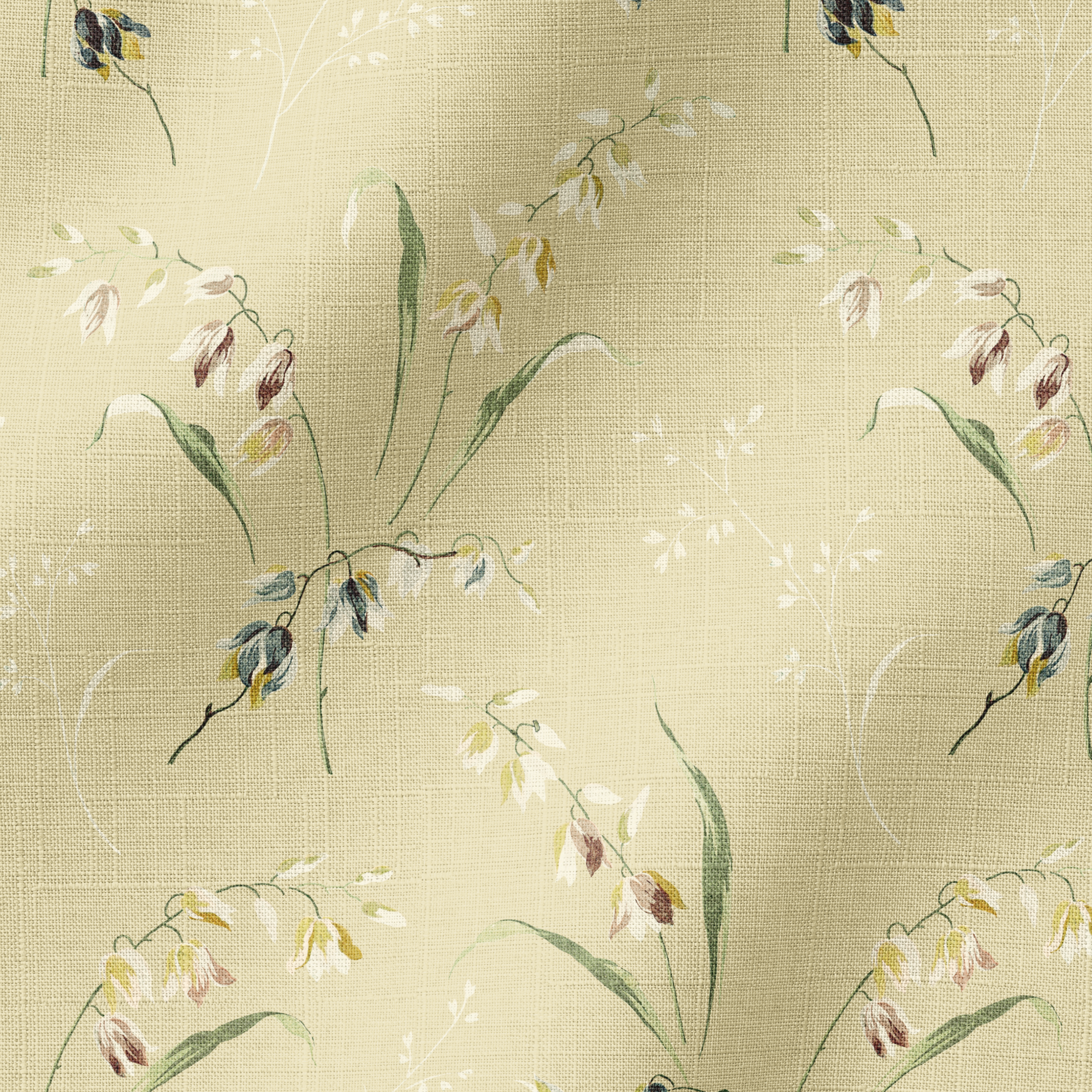 fabric ripple mockup