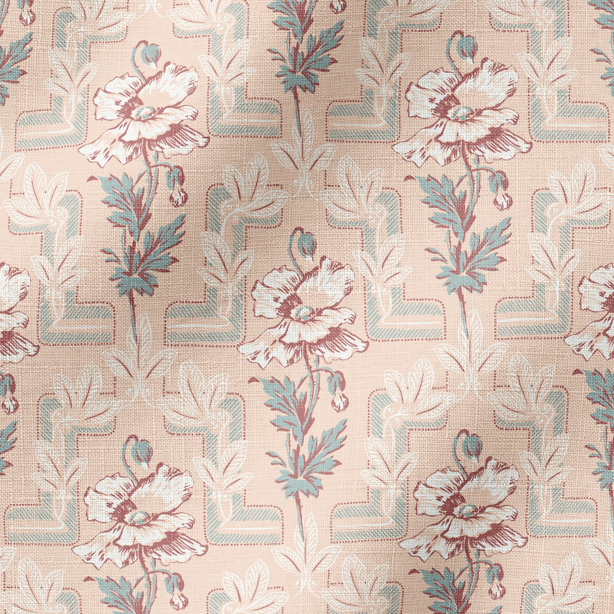 fabric ripple mockup