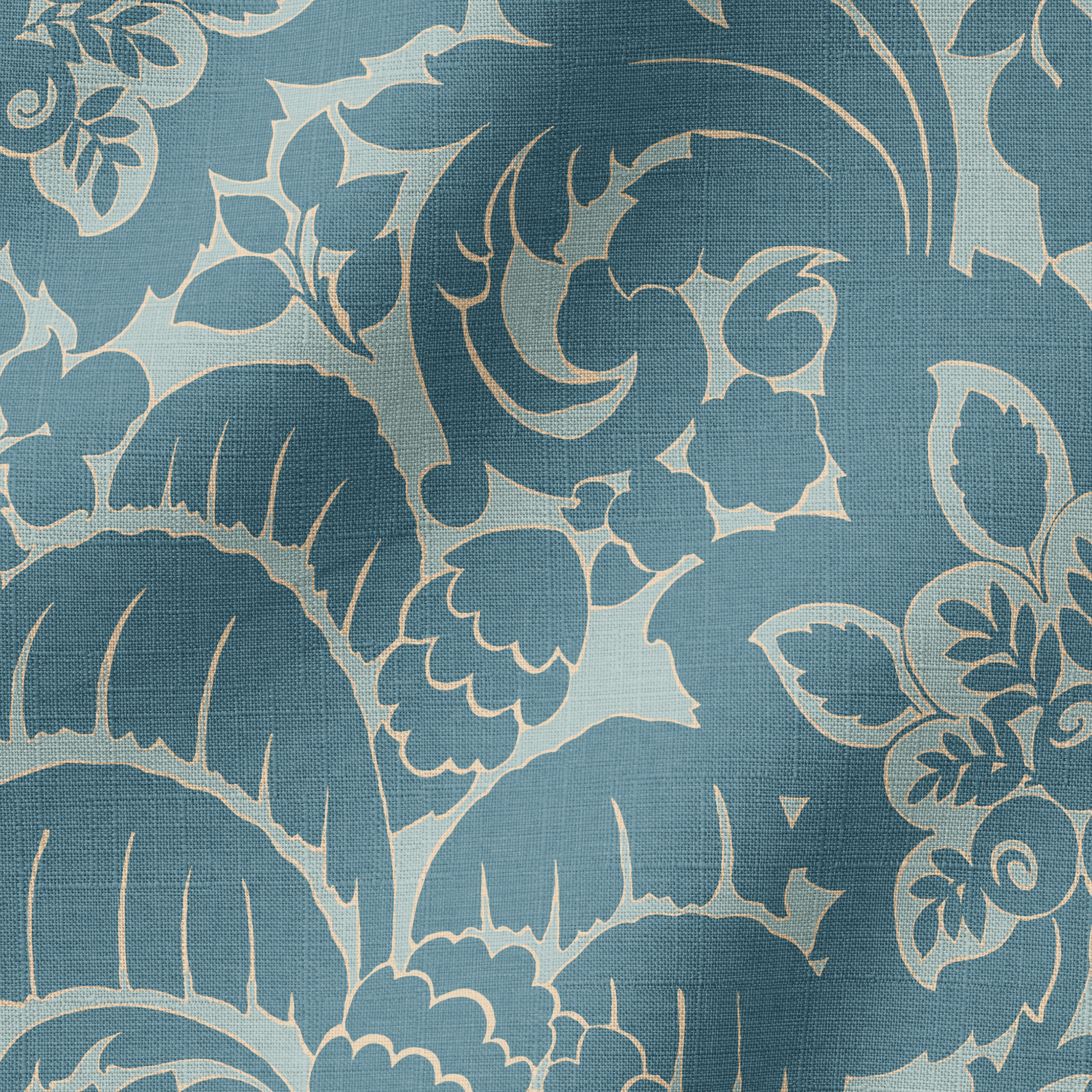 fabric ripple mockup