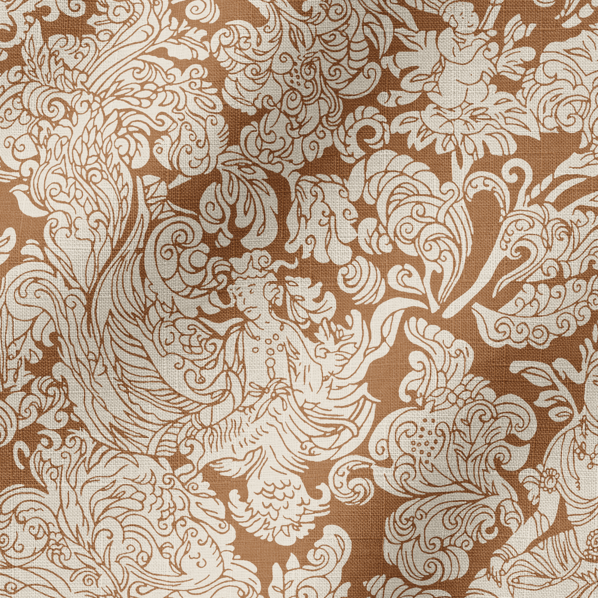 fabric ripple mockup