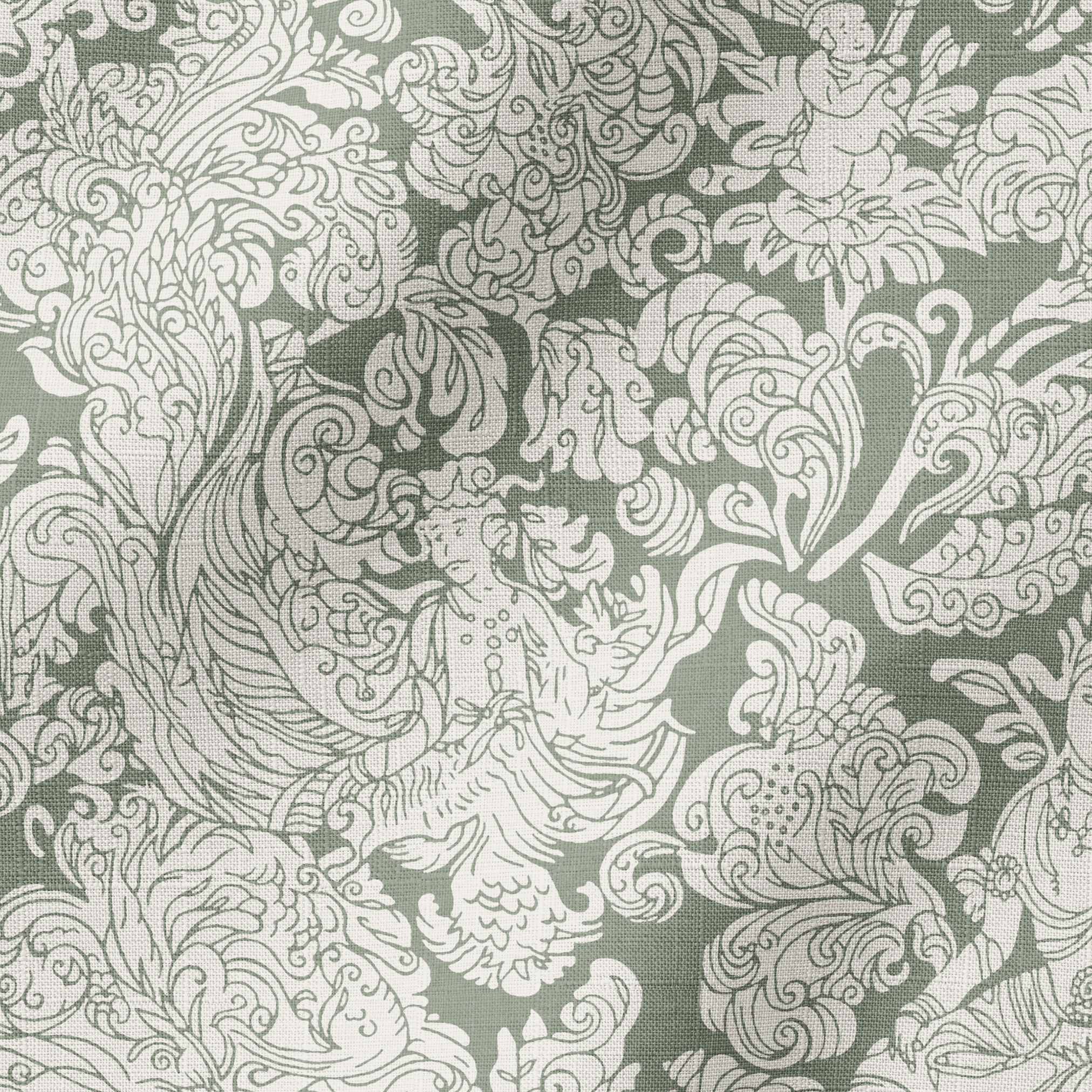 fabric ripple mockup