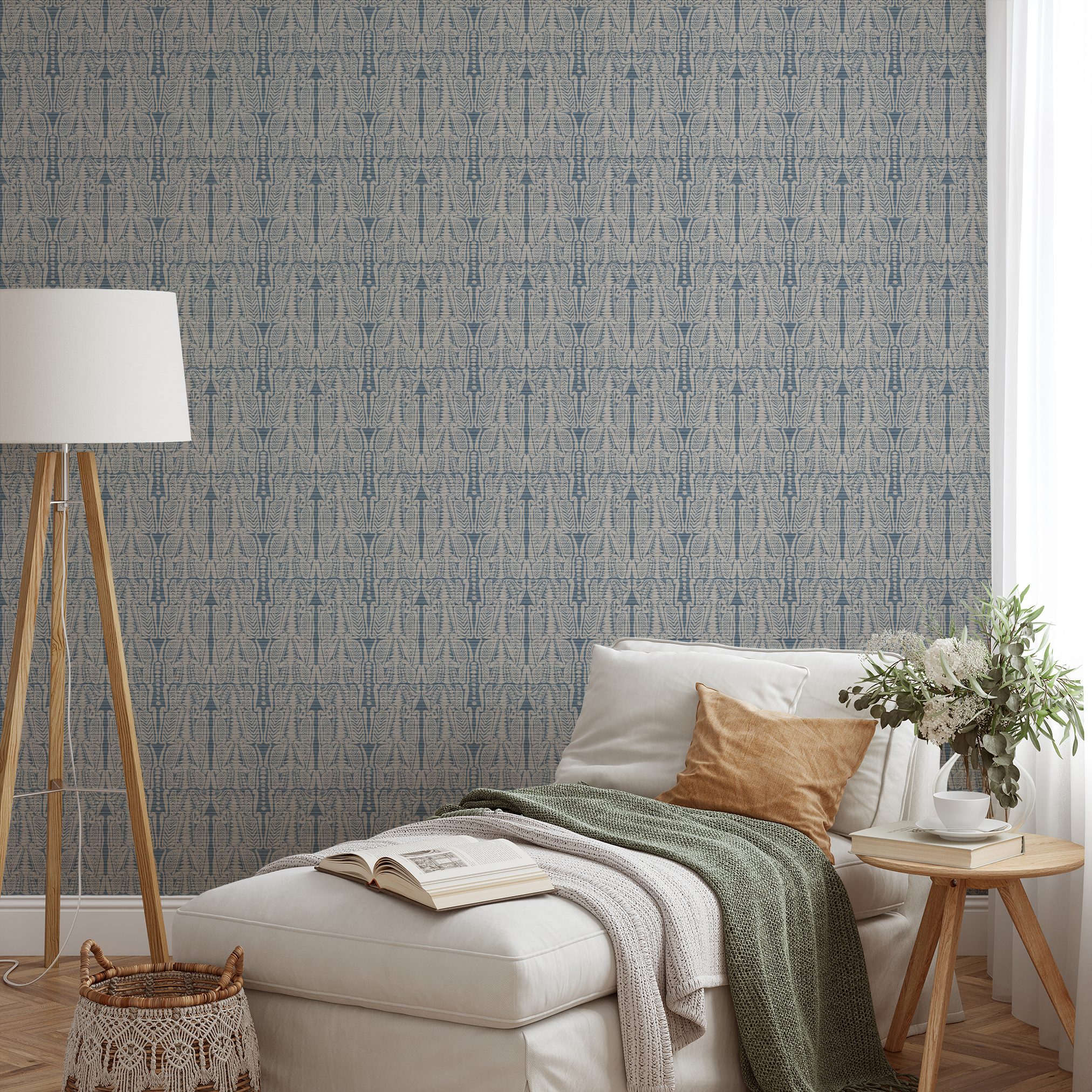 wallpaper lifestyle chaise mockup