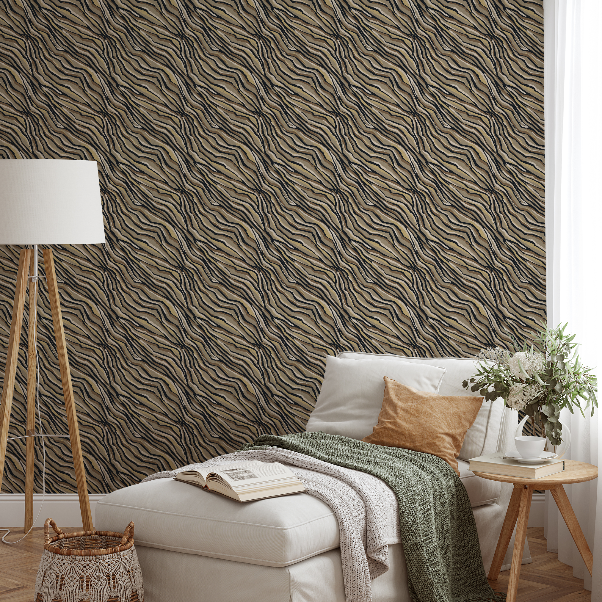 wallpaper lifestyle chaise mockup