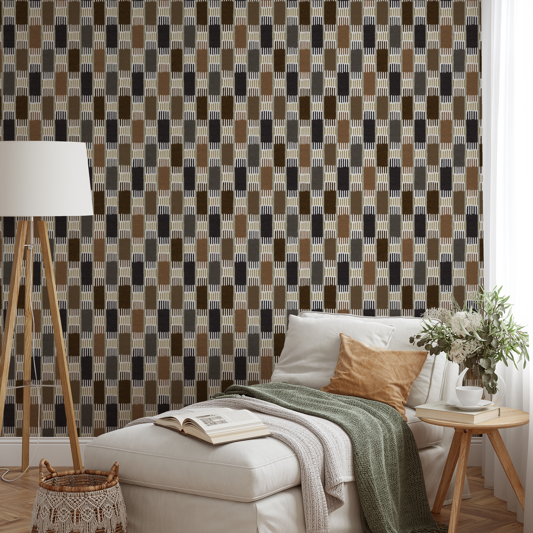 wallpaper lifestyle chaise mockup