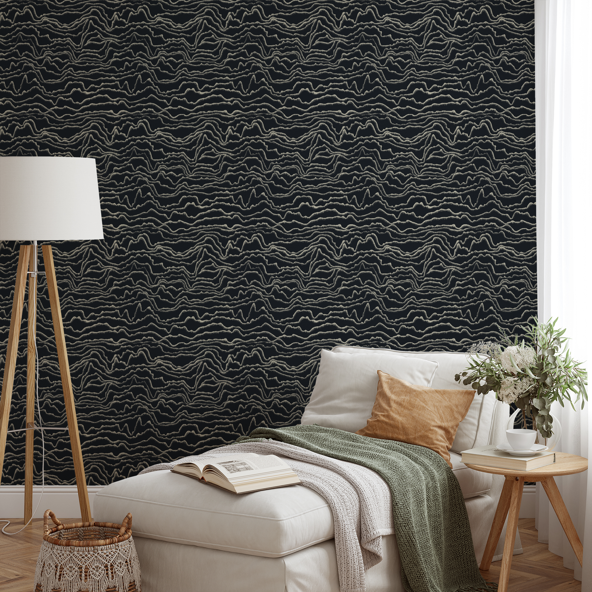 wallpaper lifestyle chaise mockup