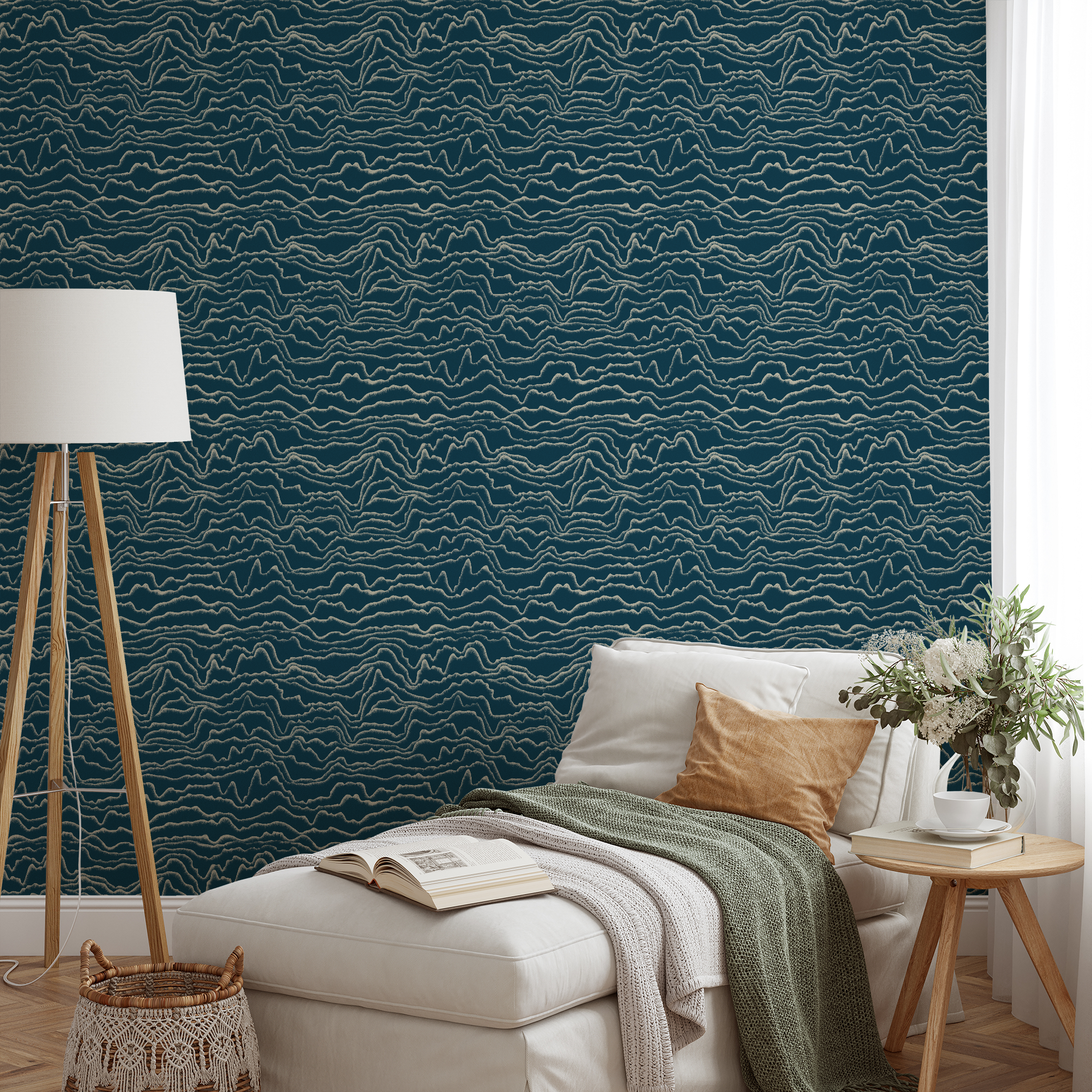 wallpaper lifestyle chaise mockup