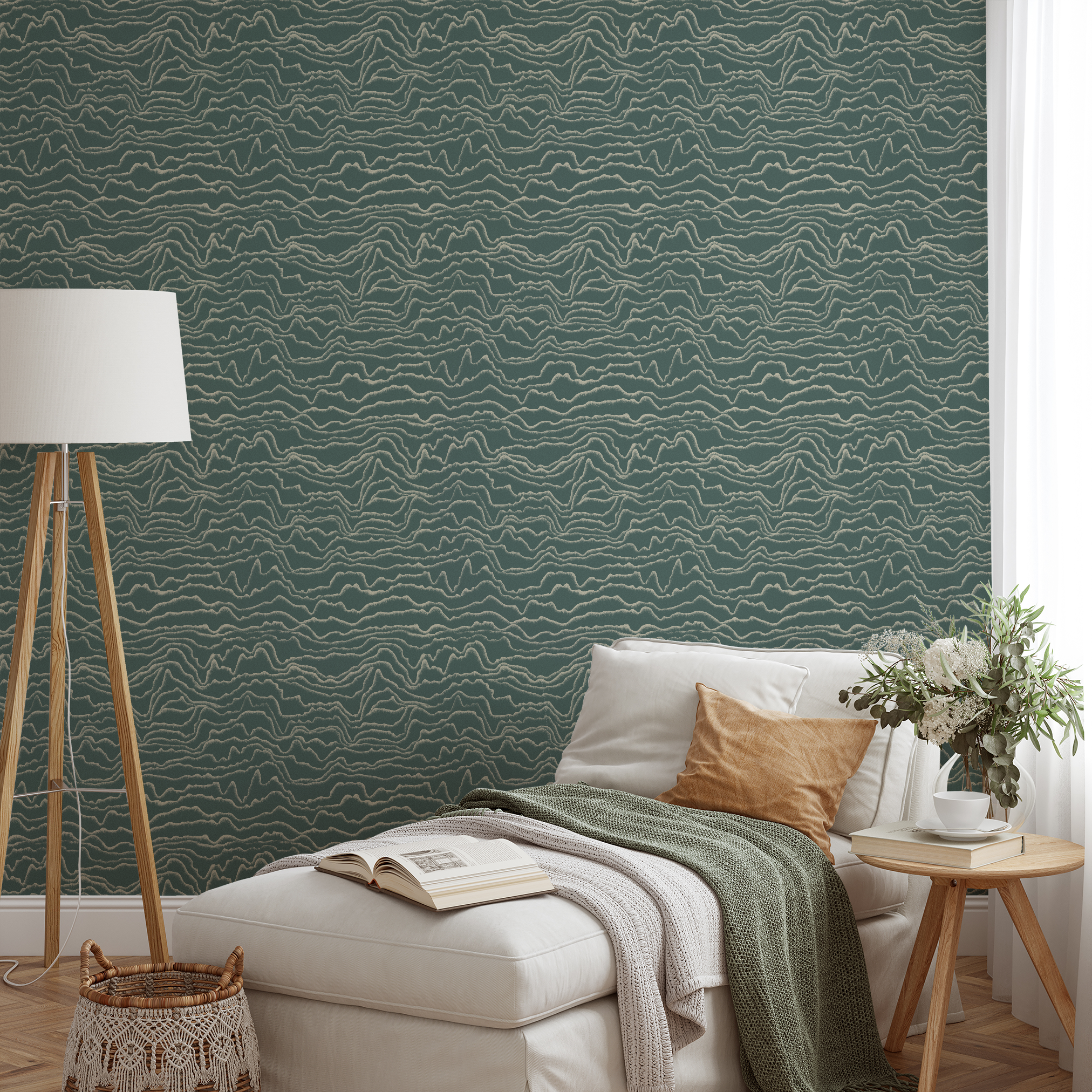 wallpaper lifestyle chaise mockup