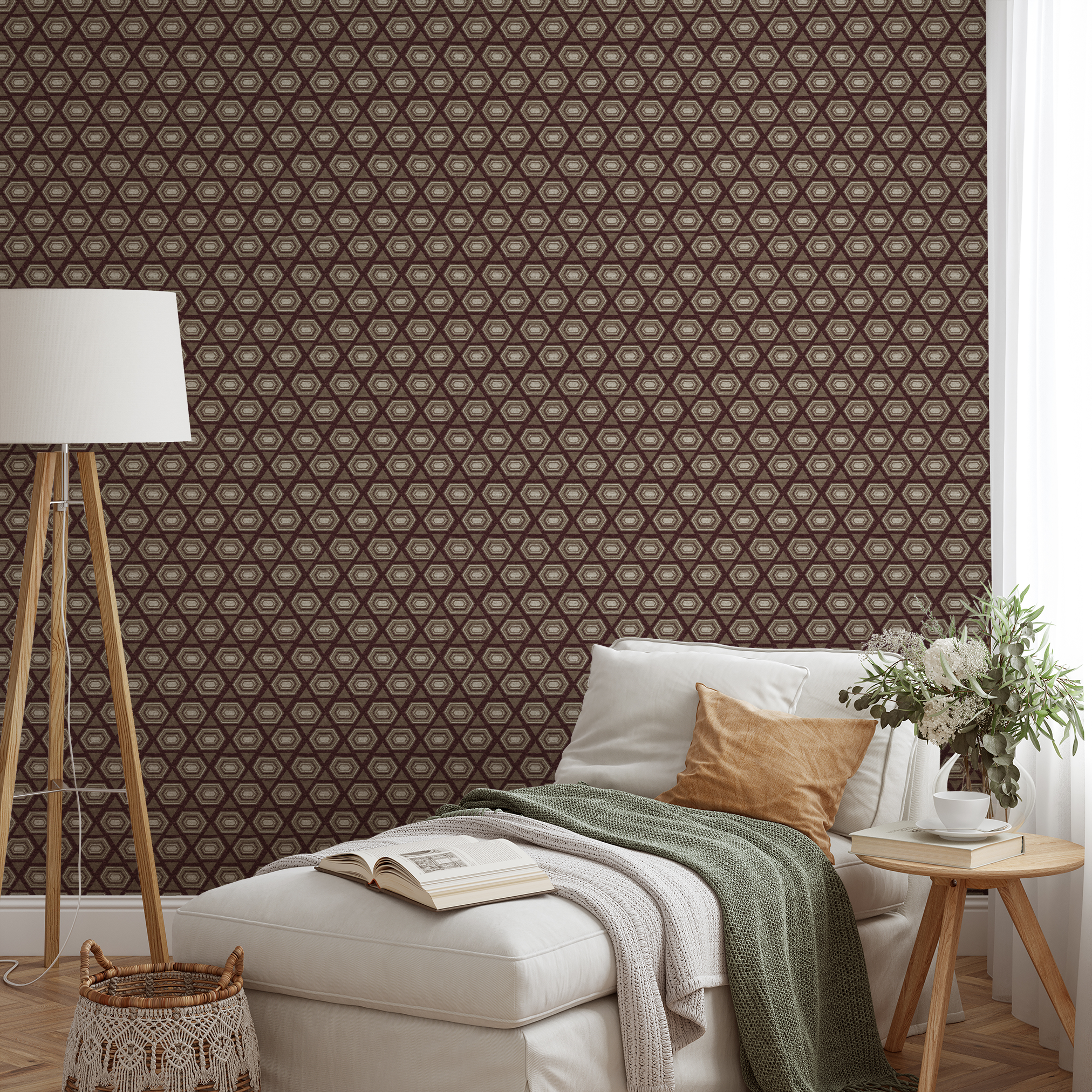 wallpaper lifestyle chaise mockup