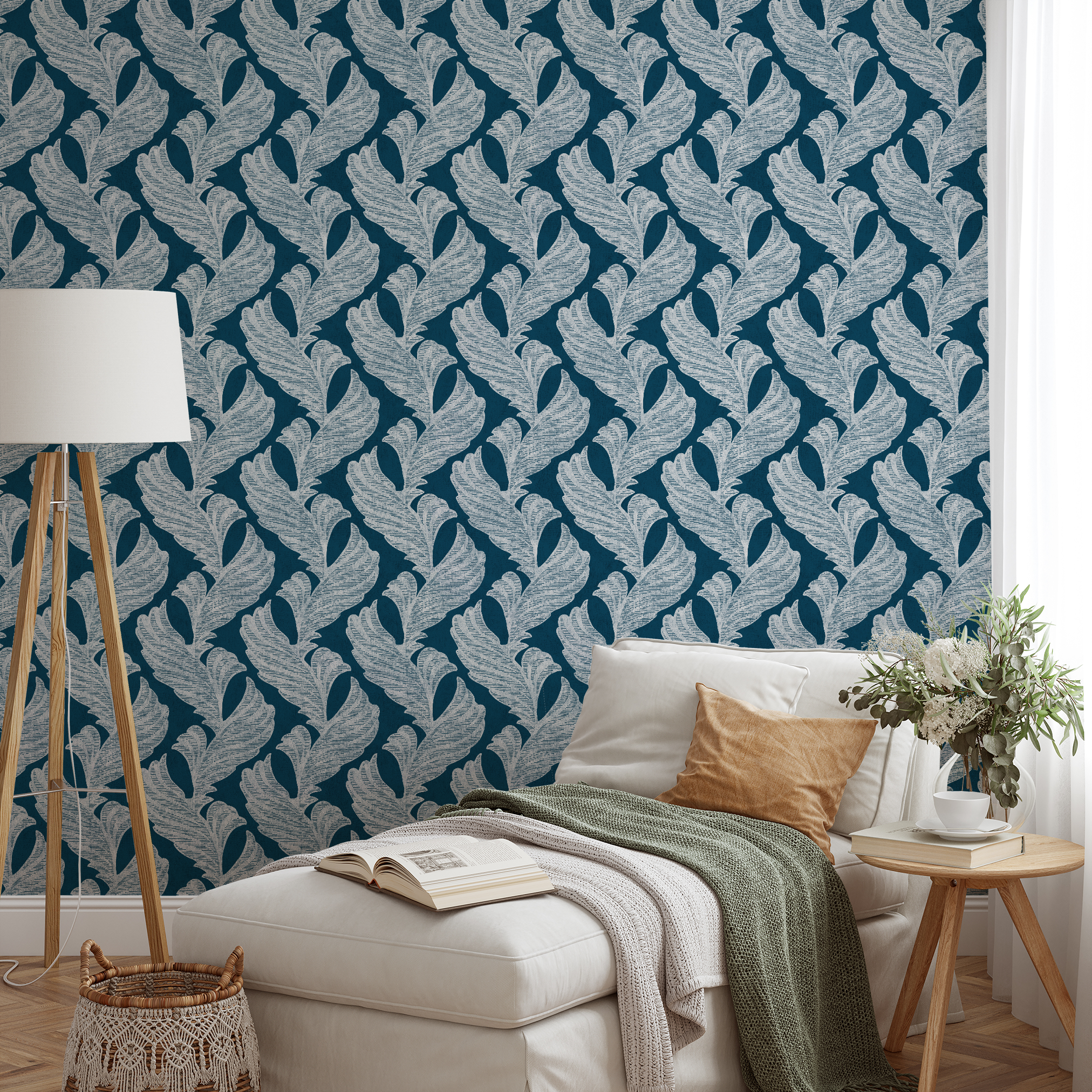 wallpaper lifestyle chaise mockup