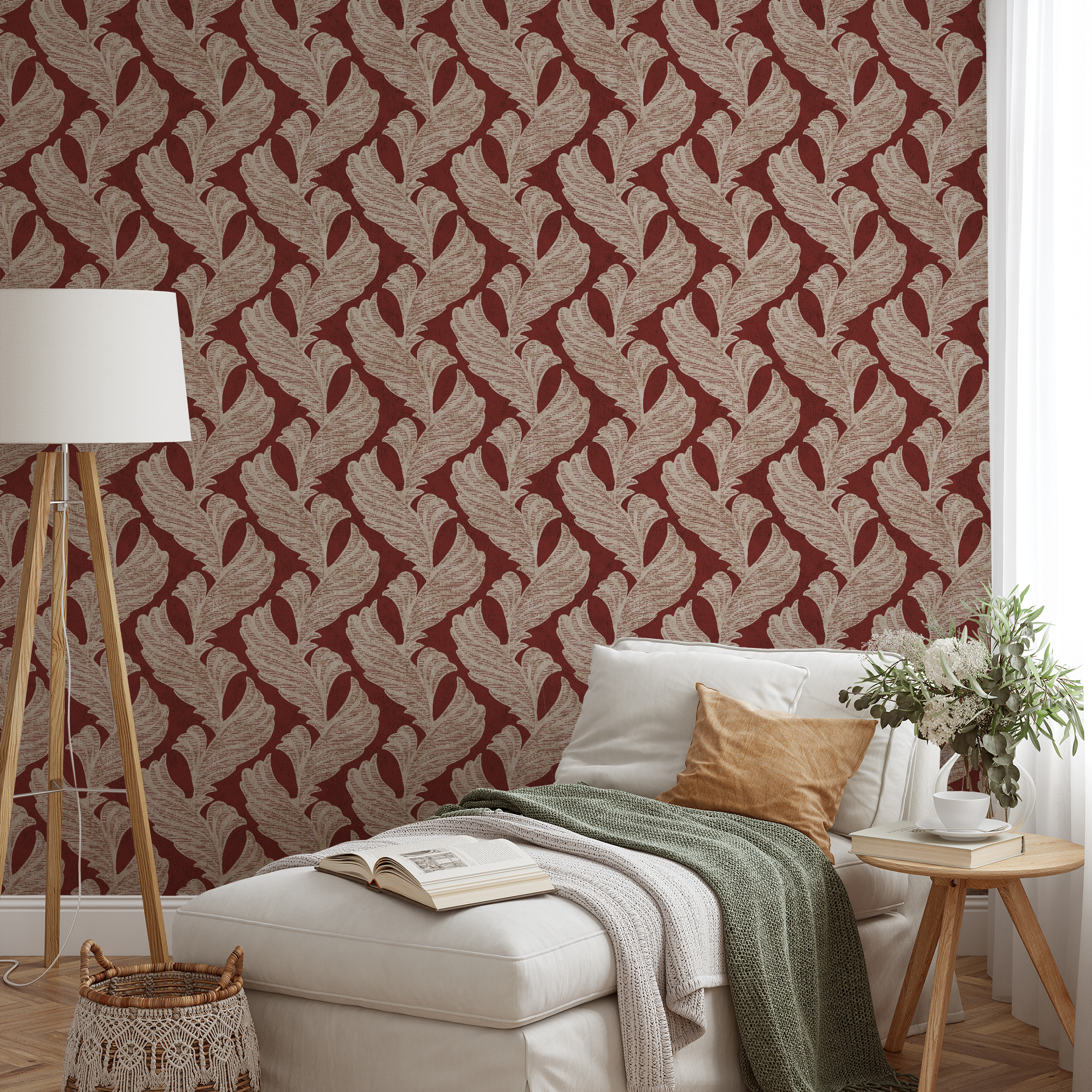 wallpaper lifestyle chaise mockup