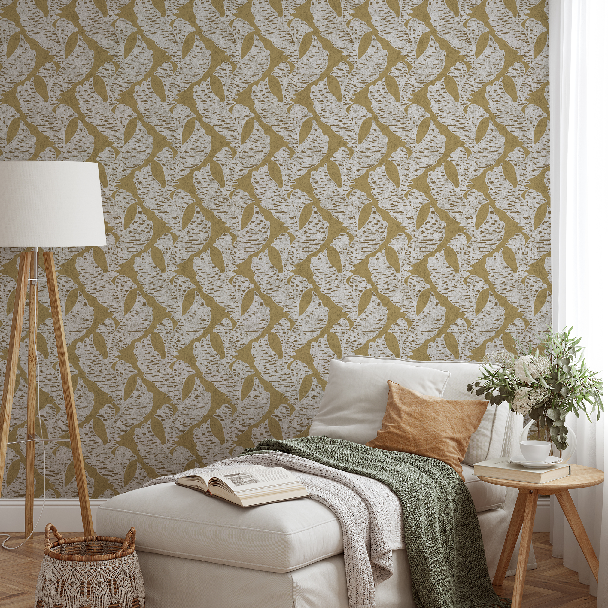 wallpaper lifestyle chaise mockup