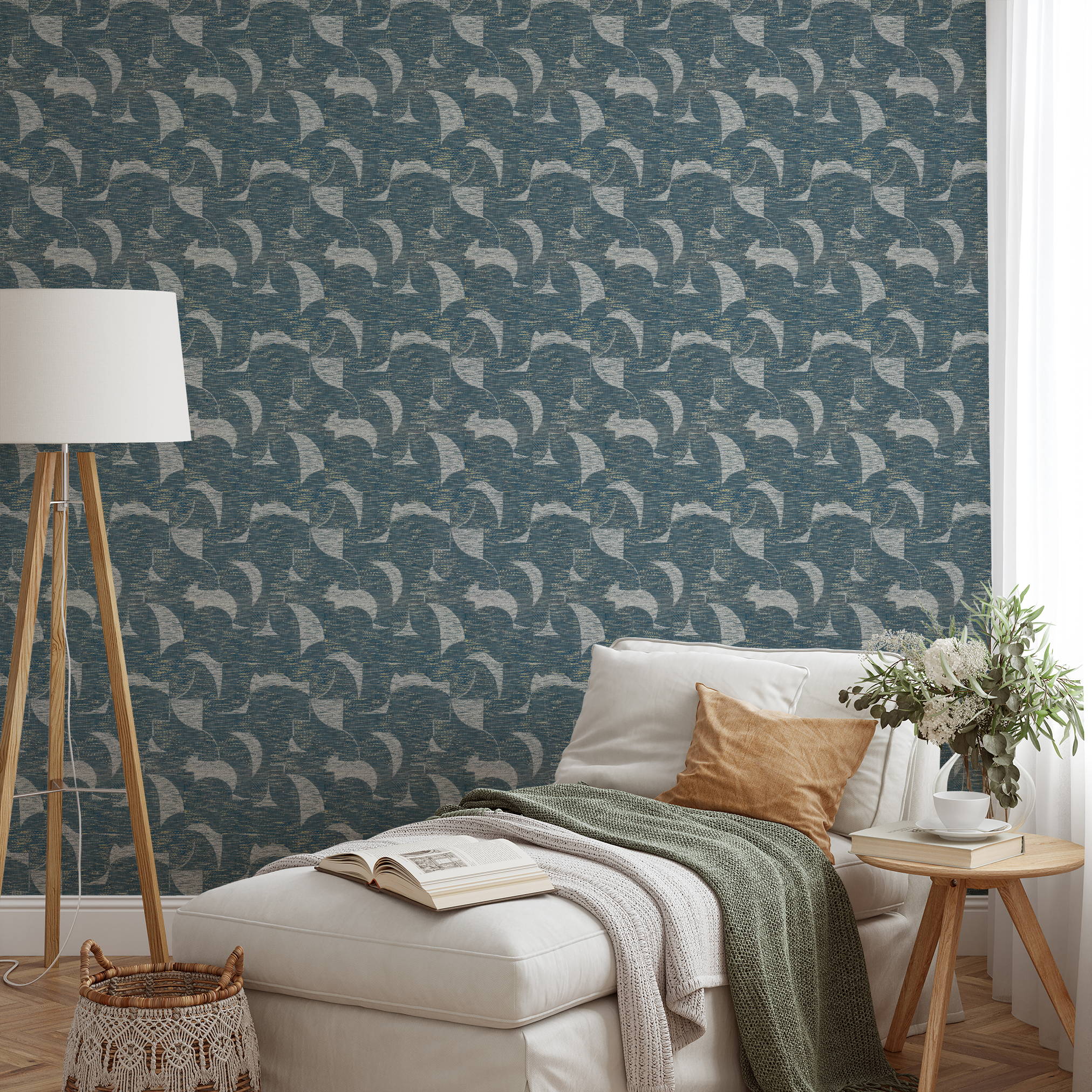 wallpaper lifestyle chaise mockup