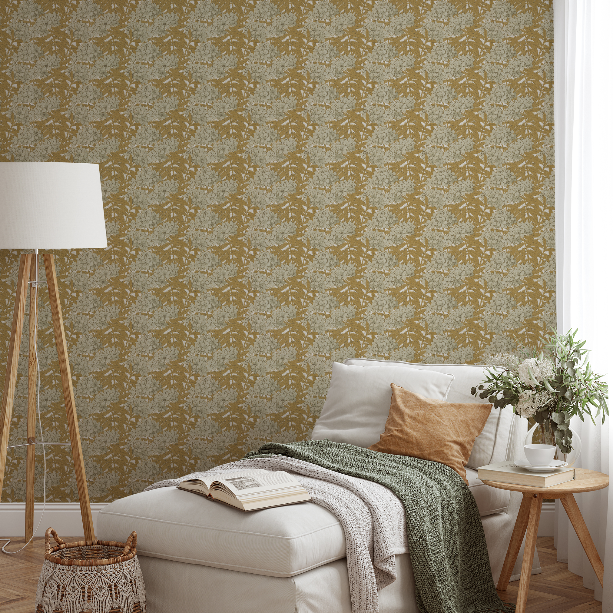wallpaper lifestyle chaise mockup