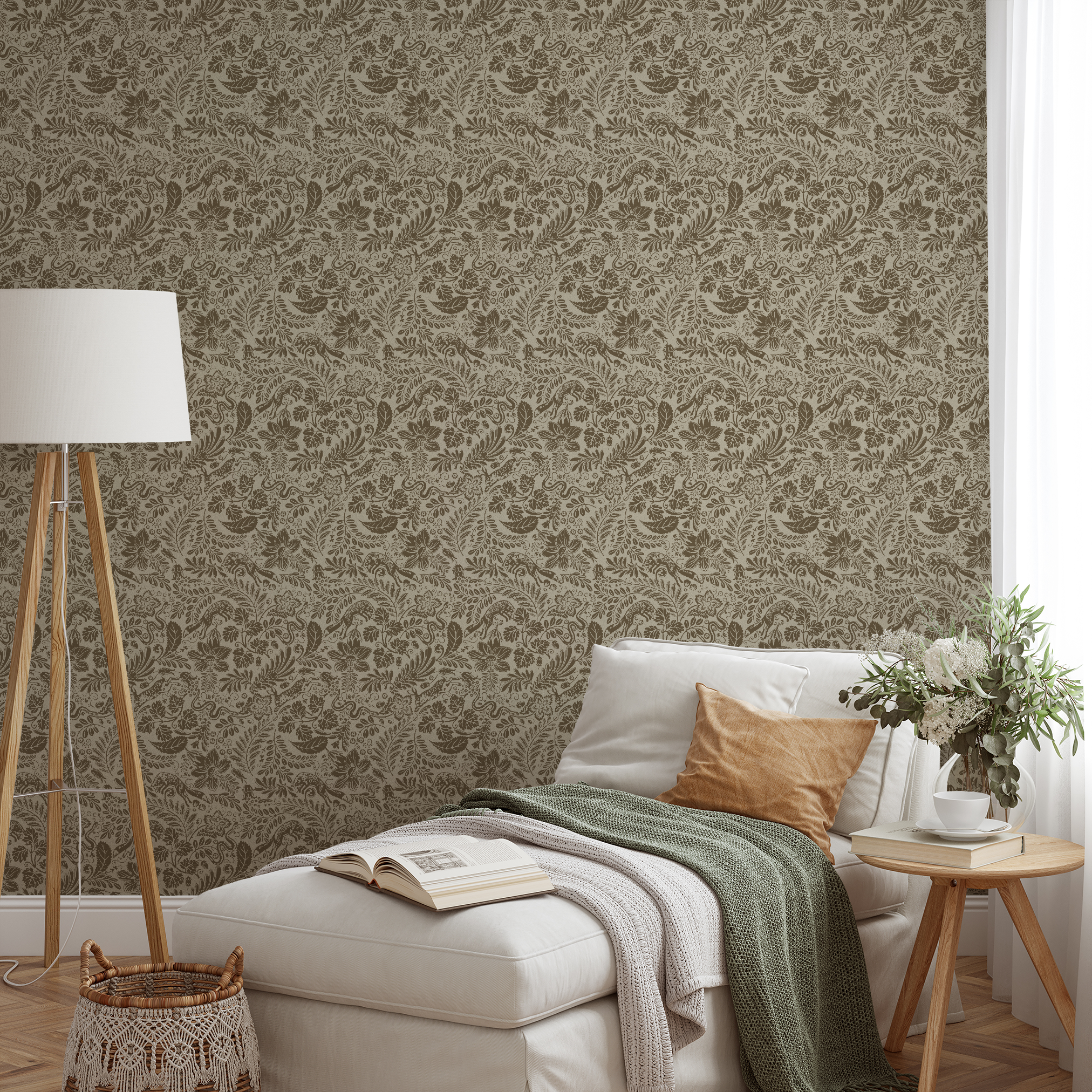 wallpaper lifestyle chaise mockup