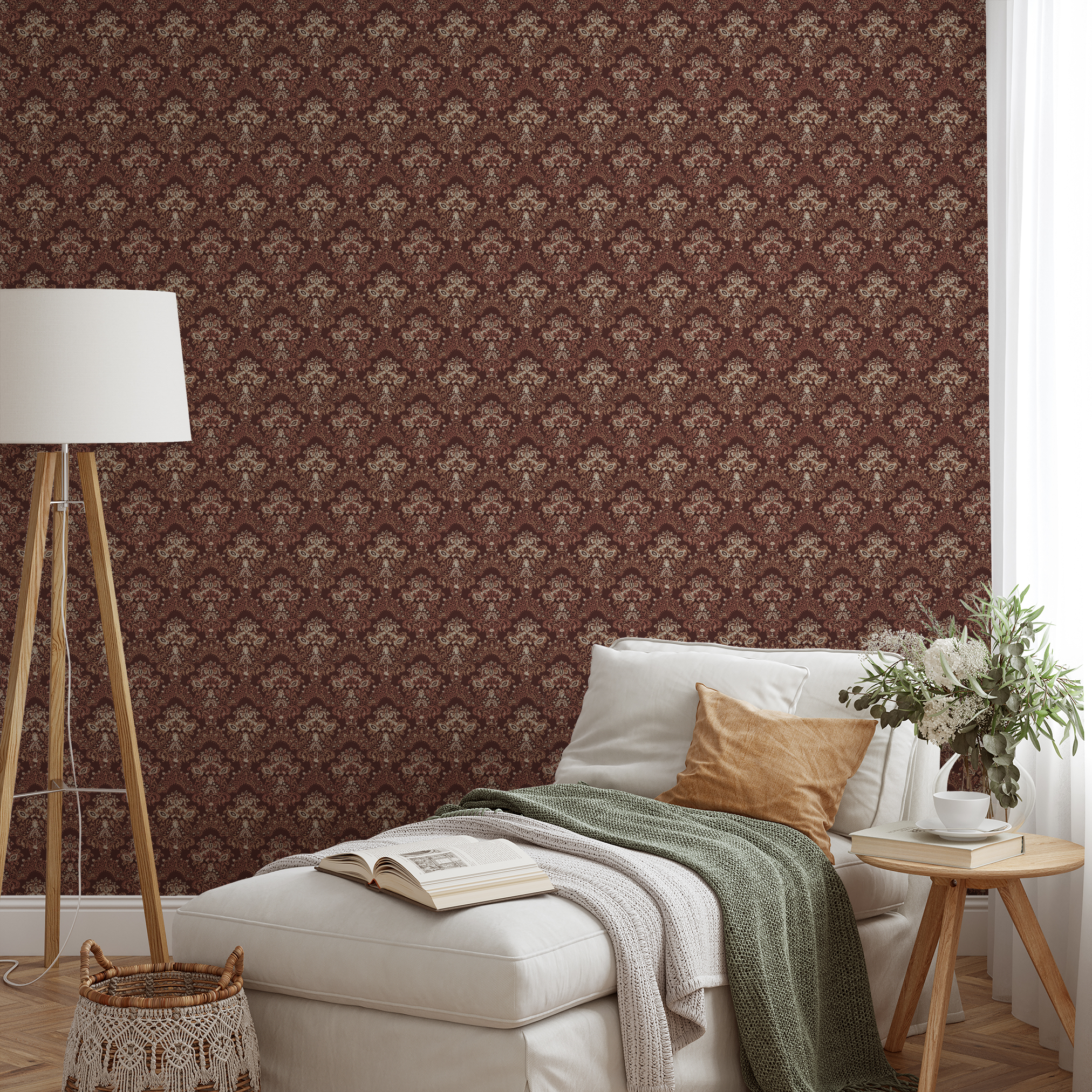 wallpaper lifestyle chaise mockup