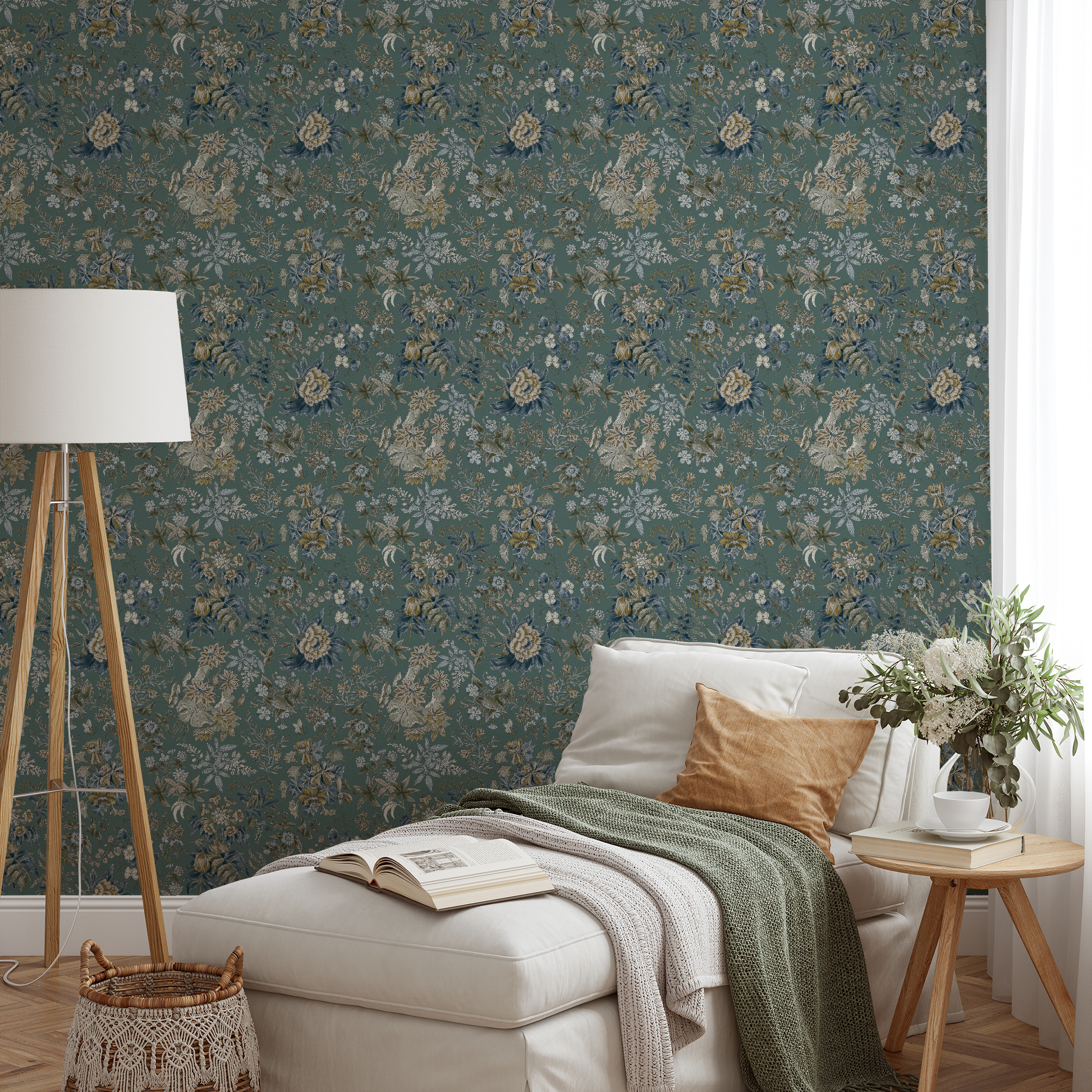 wallpaper lifestyle chaise mockup