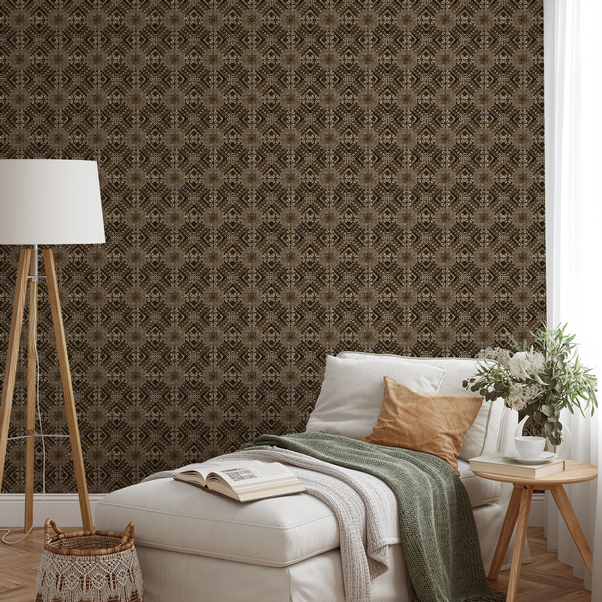 wallpaper lifestyle chaise mockup