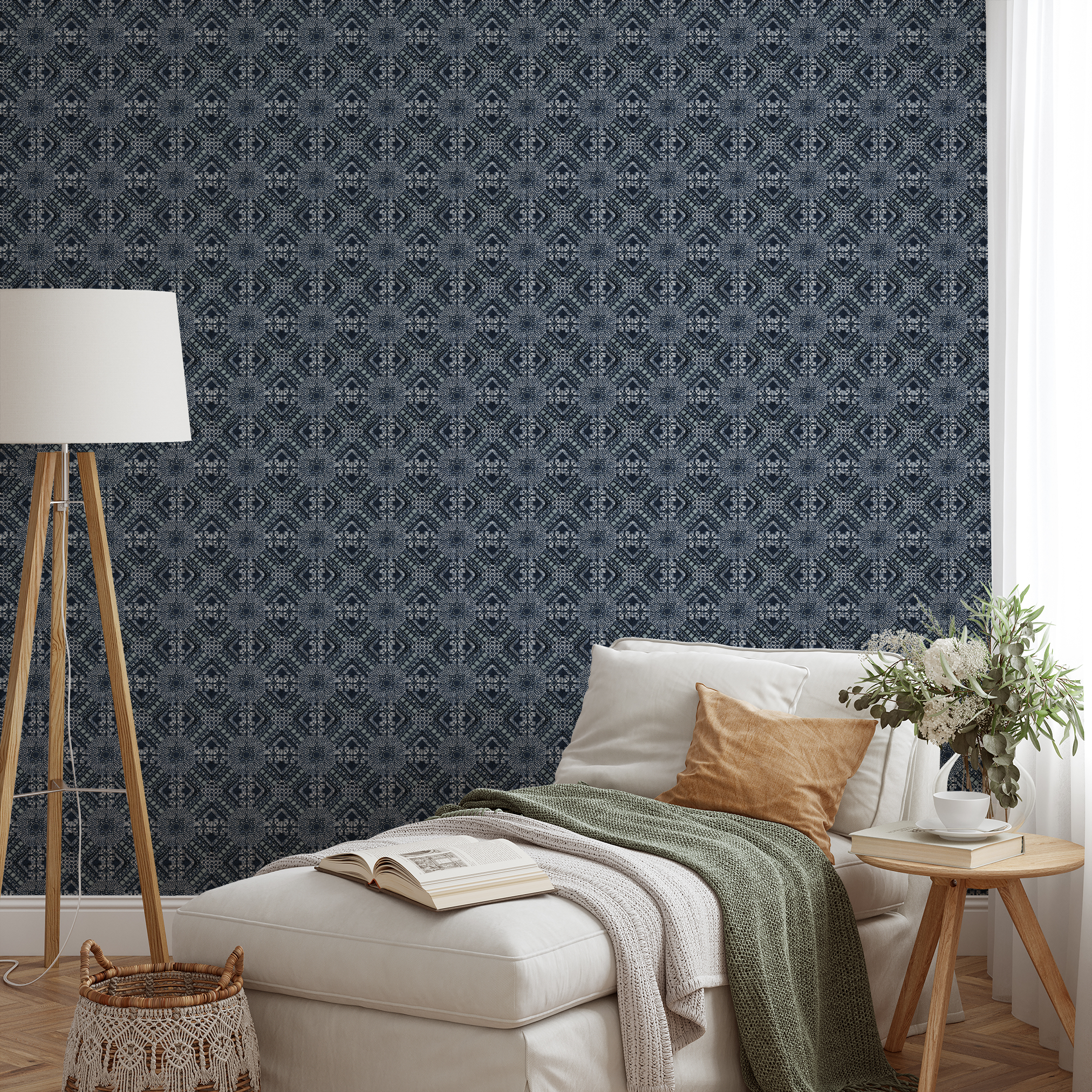 wallpaper lifestyle chaise mockup