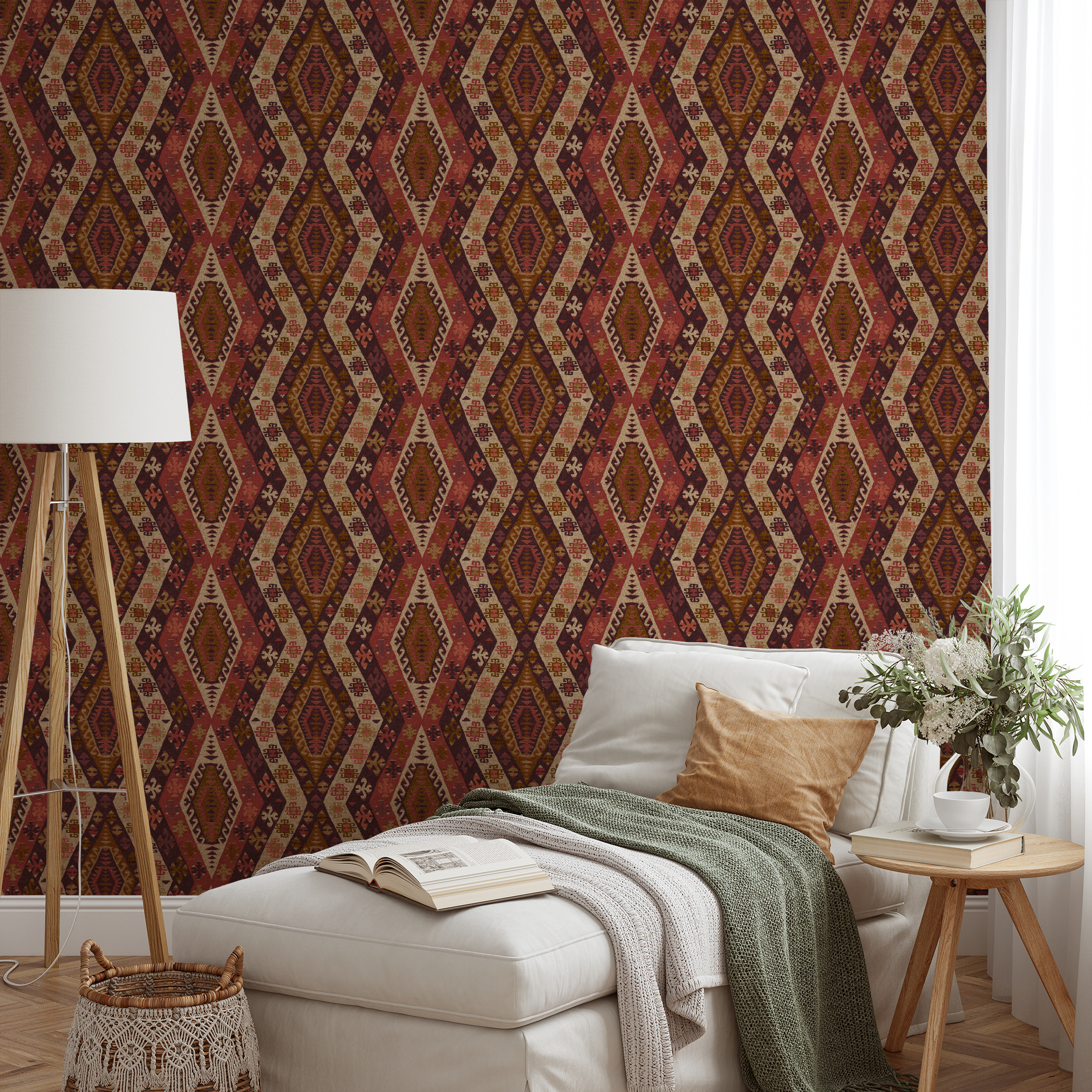 wallpaper lifestyle chaise mockup
