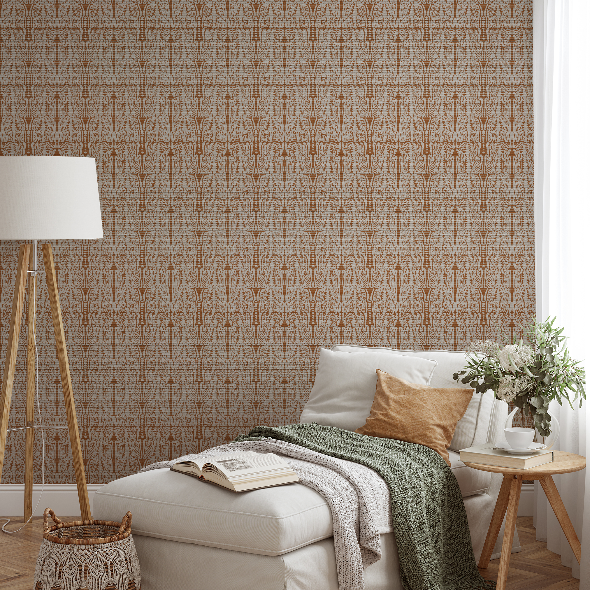 wallpaper lifestyle chaise mockup