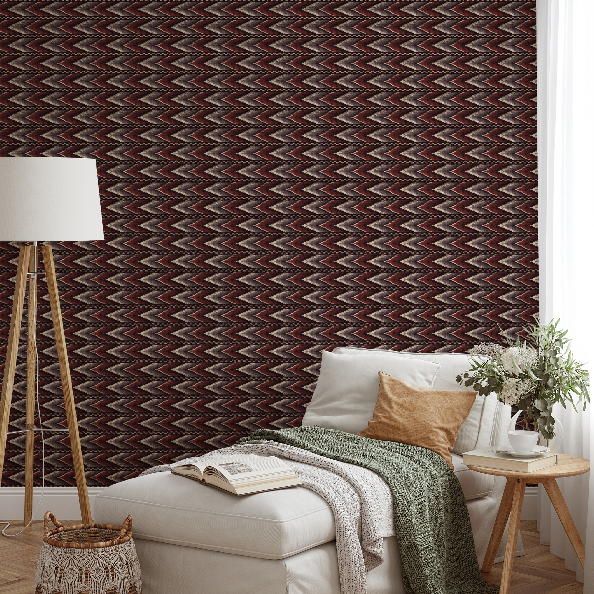 wallpaper lifestyle chaise mockup