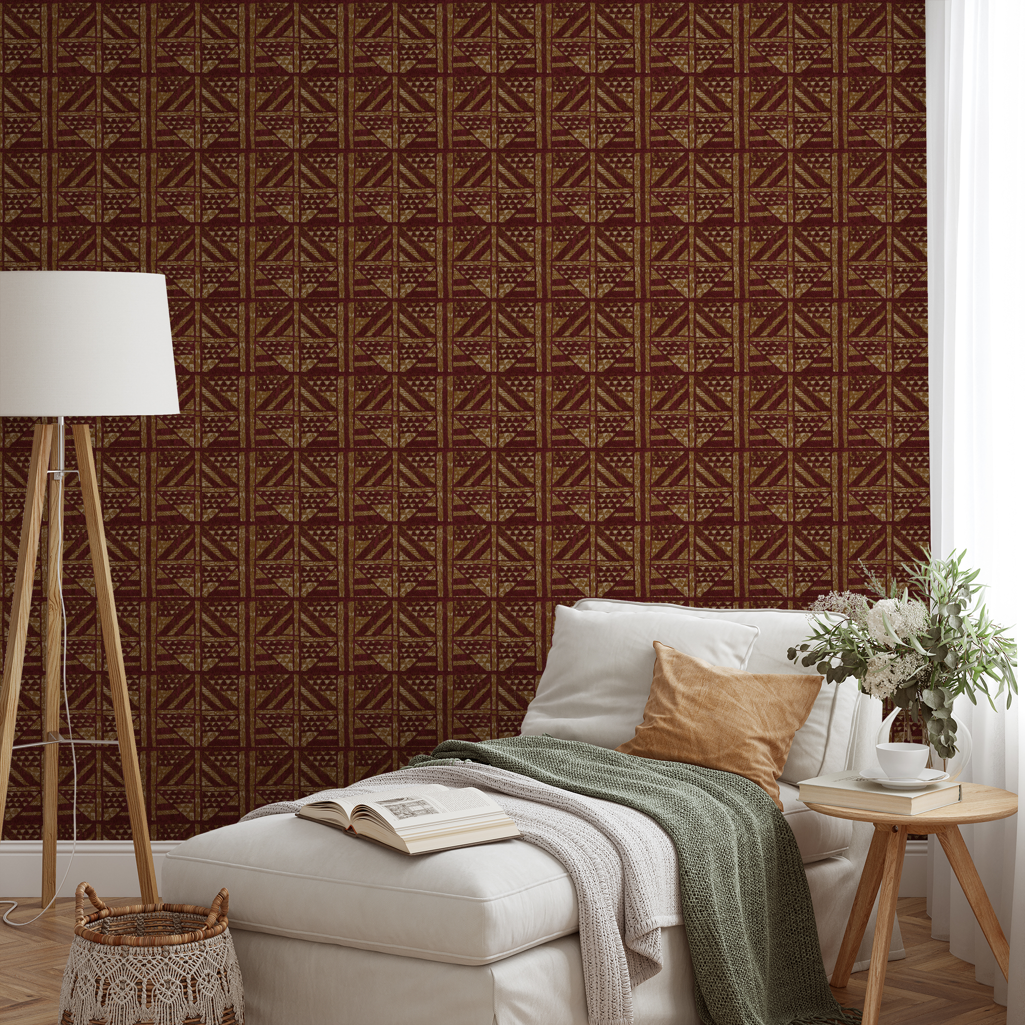 wallpaper lifestyle chaise mockup