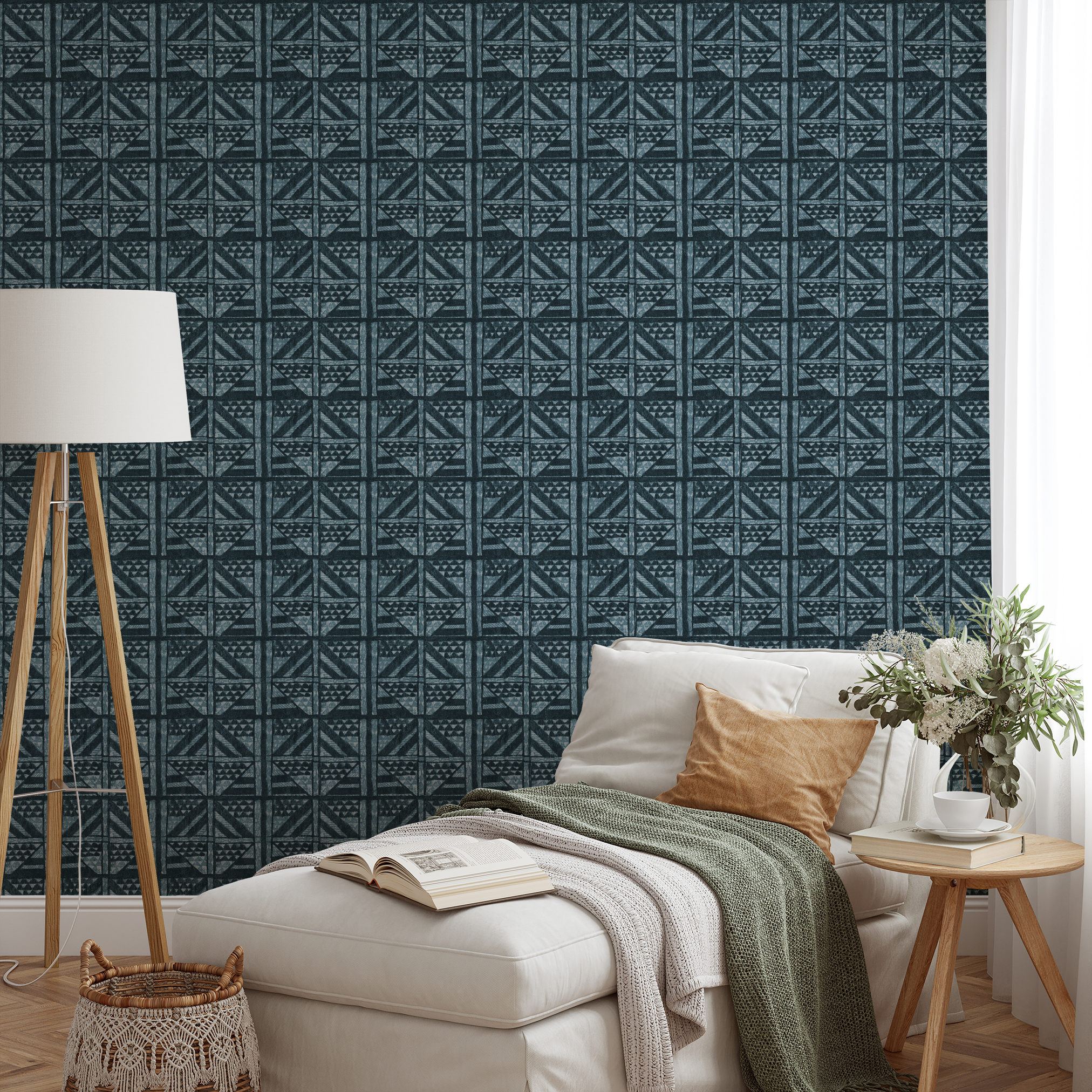 wallpaper lifestyle chaise mockup