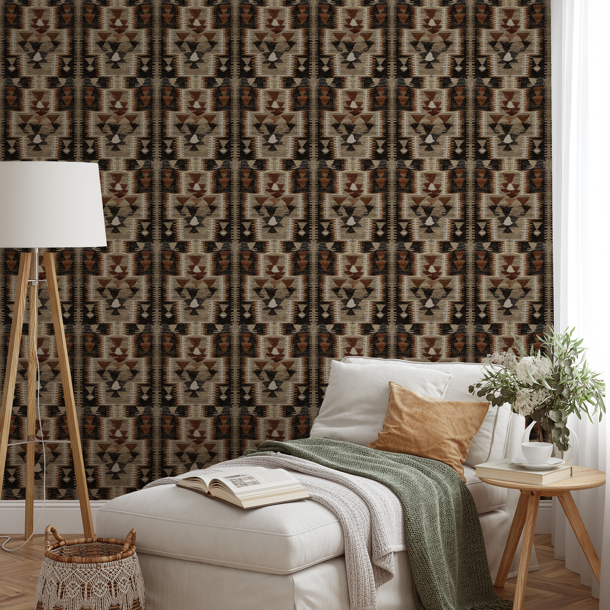 wallpaper lifestyle chaise mockup