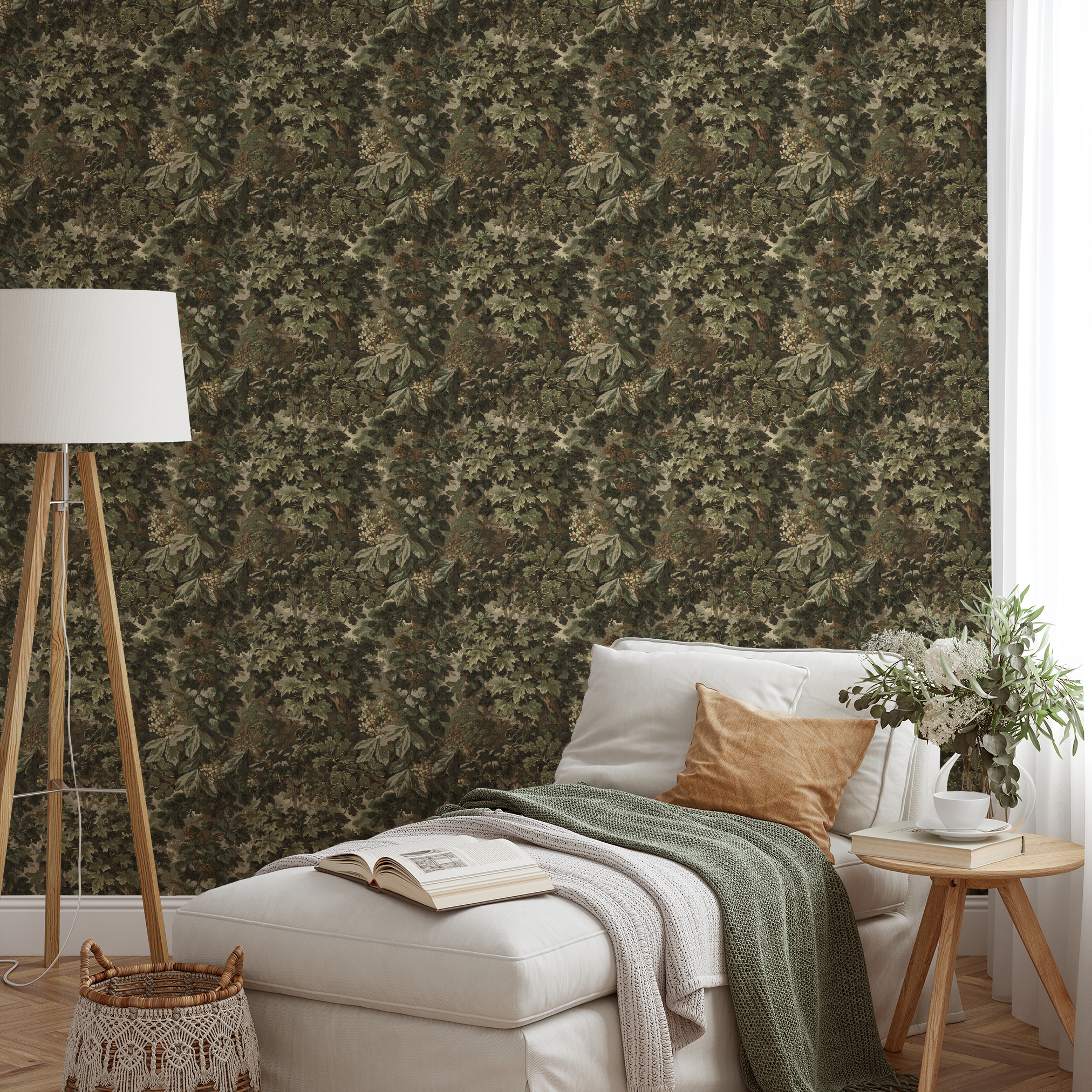 wallpaper lifestyle chaise mockup