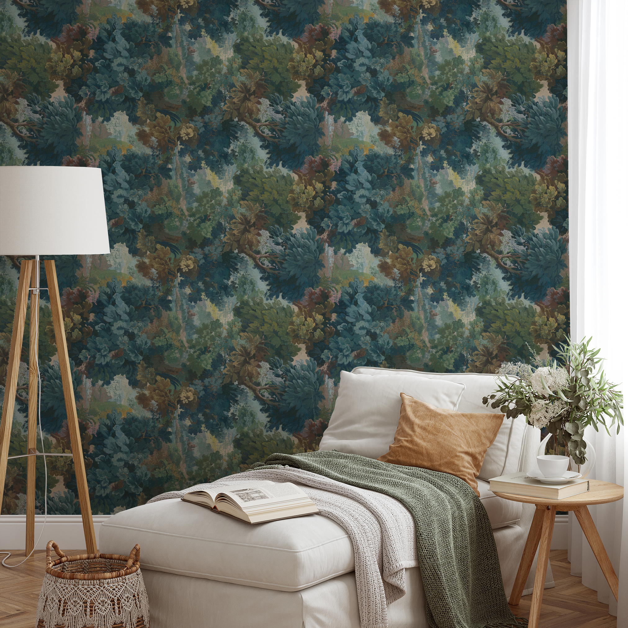 wallpaper lifestyle chaise mockup