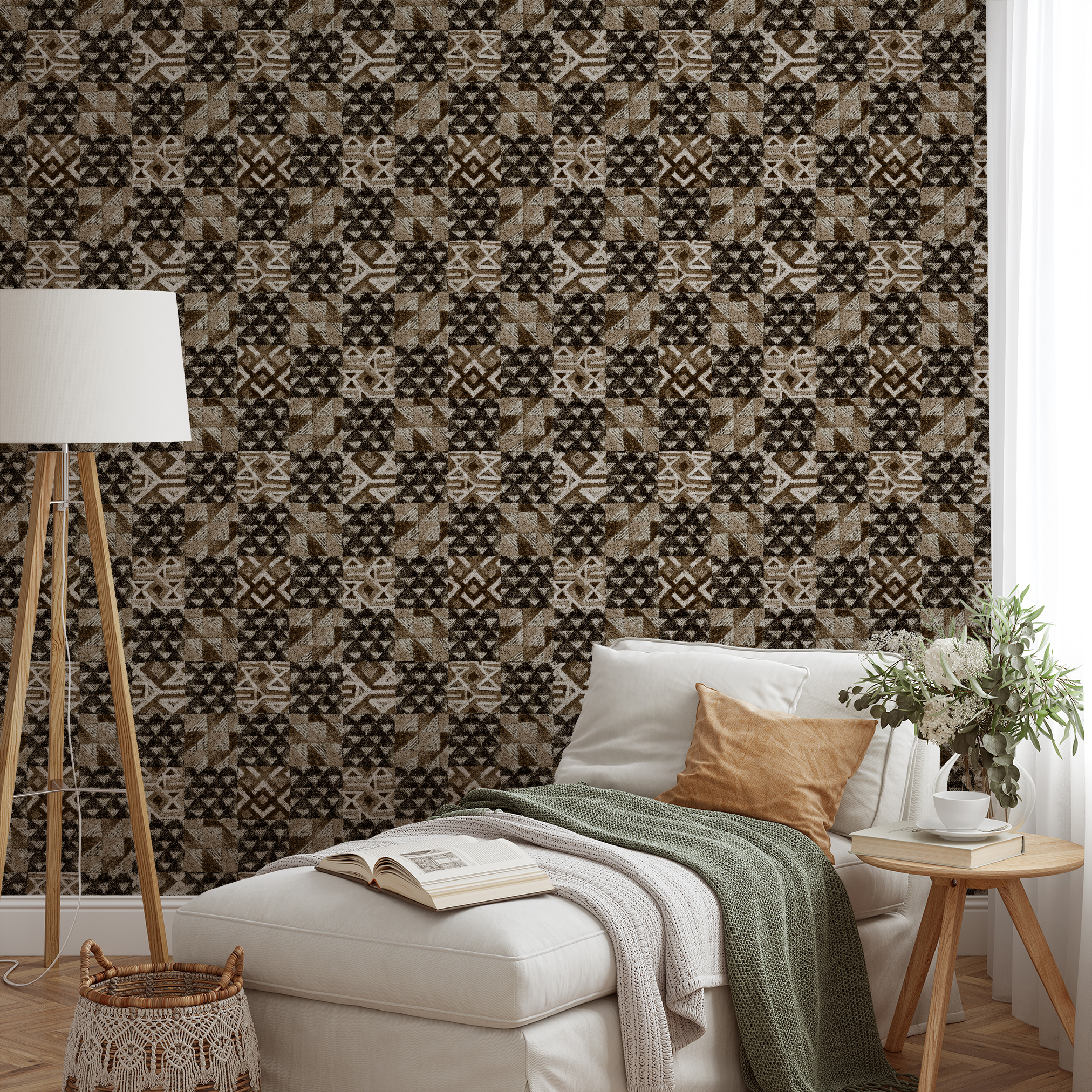 wallpaper lifestyle chaise mockup