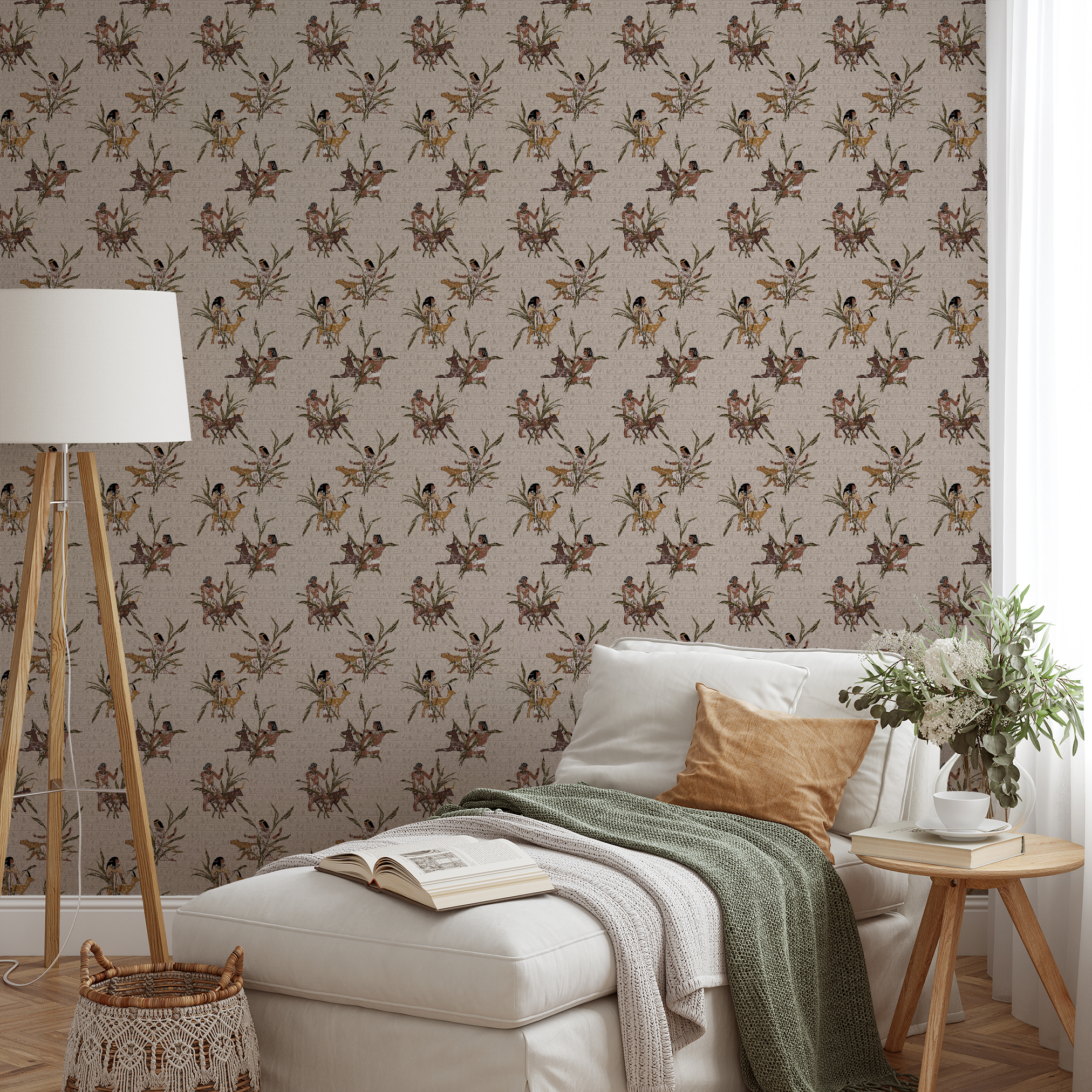 wallpaper lifestyle chaise mockup